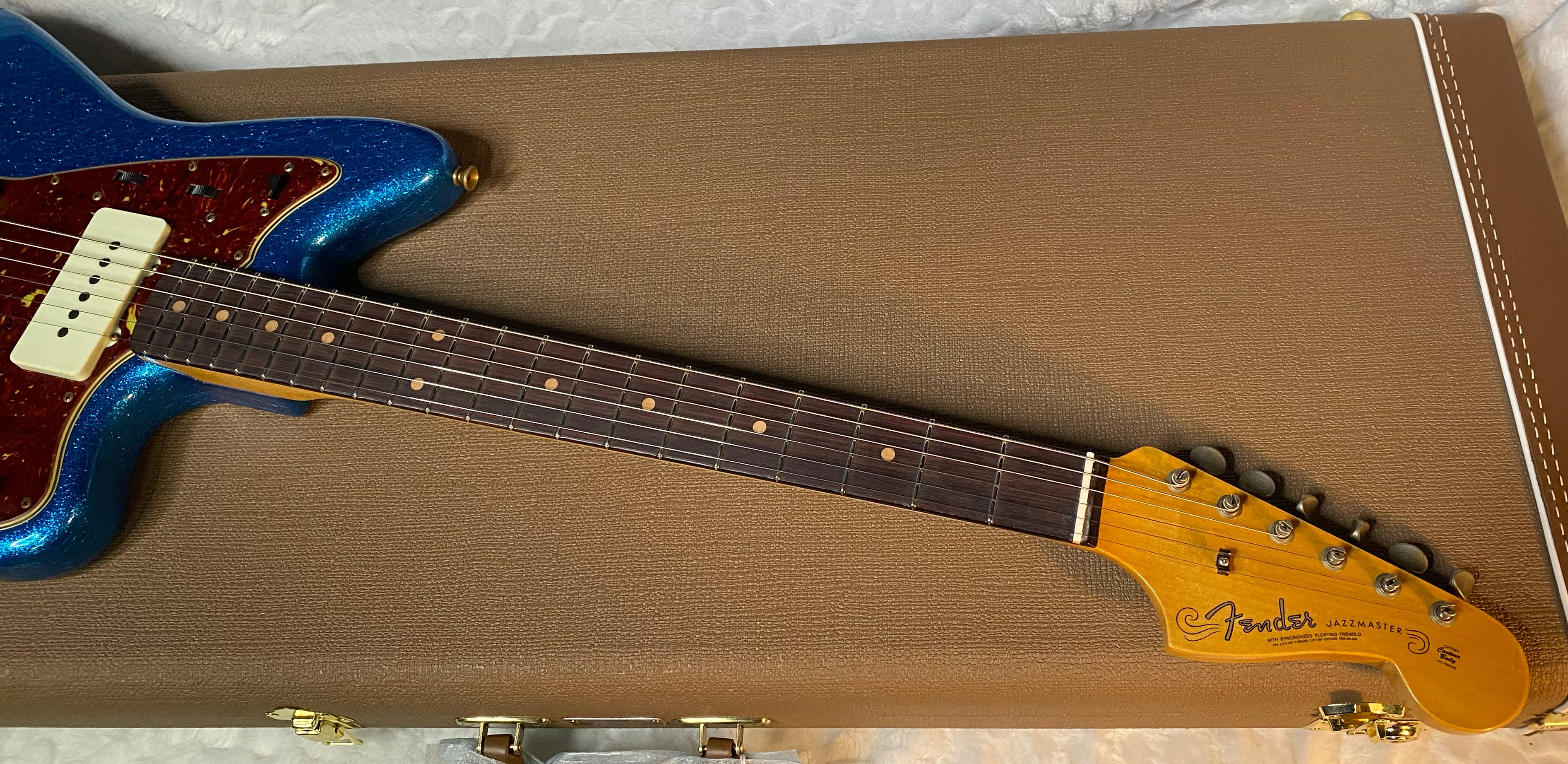 NEW! Fender Custom Shop '62 Reissue Jazzmaster Journeyman Relic - Blue Sparkle - Authorized Dealer - In-Stock! 8.2lbs - G05494