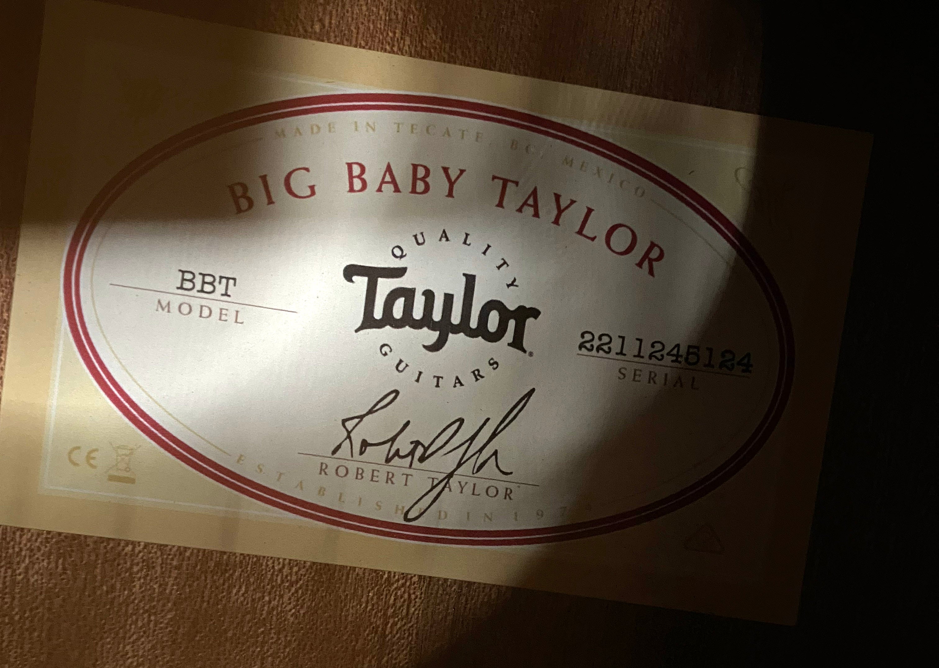 NEW! Taylor Big Baby Taylor BBT - Natural - 3.75lbs - Authorized Dealer - G06206