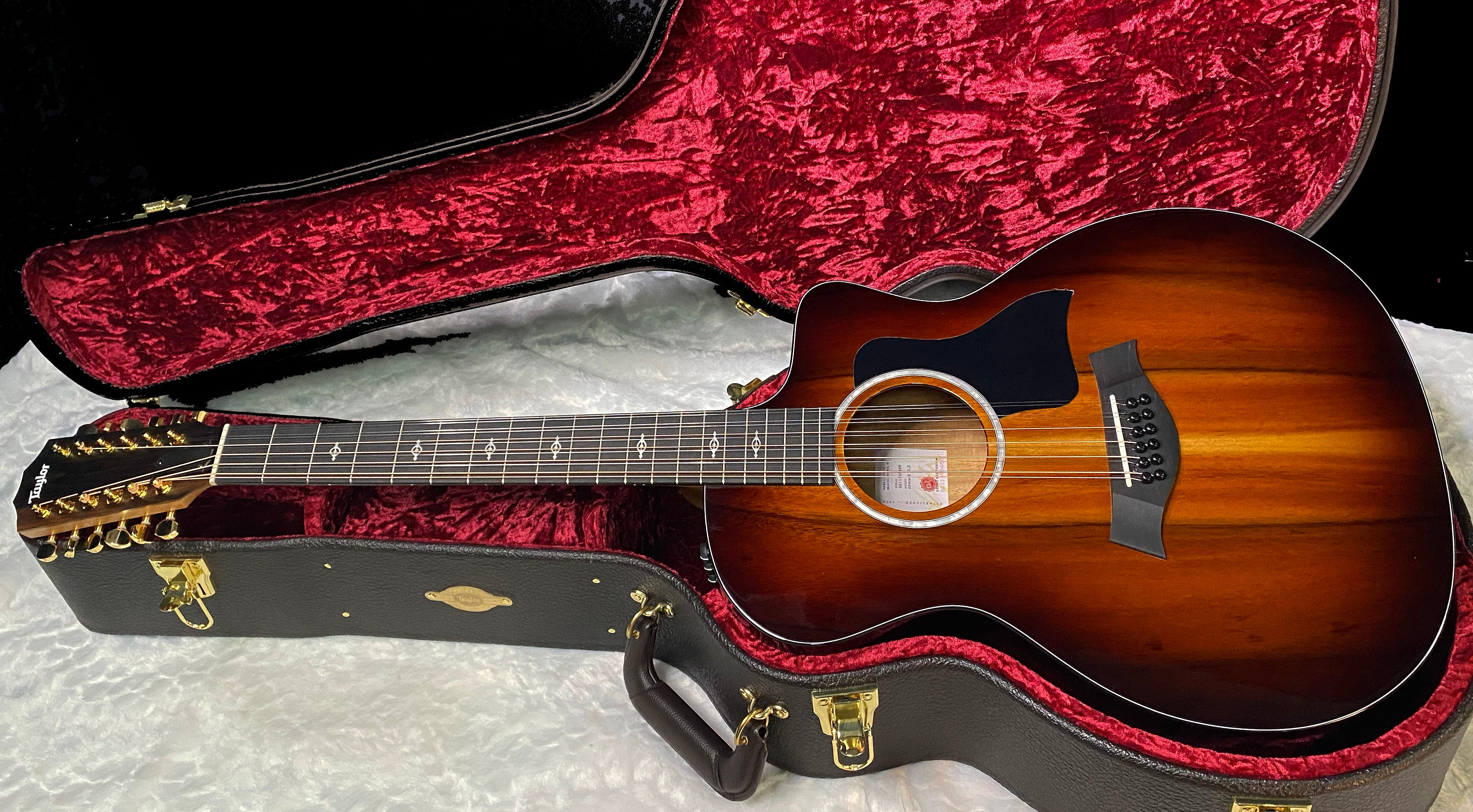 NEW! Taylor 264ce-K DLX Grand Auditorium 12-string Acoustic-Electric Guitar - Shaded Edge Burst - Authorized Dealer - 5.1lbs - G06224