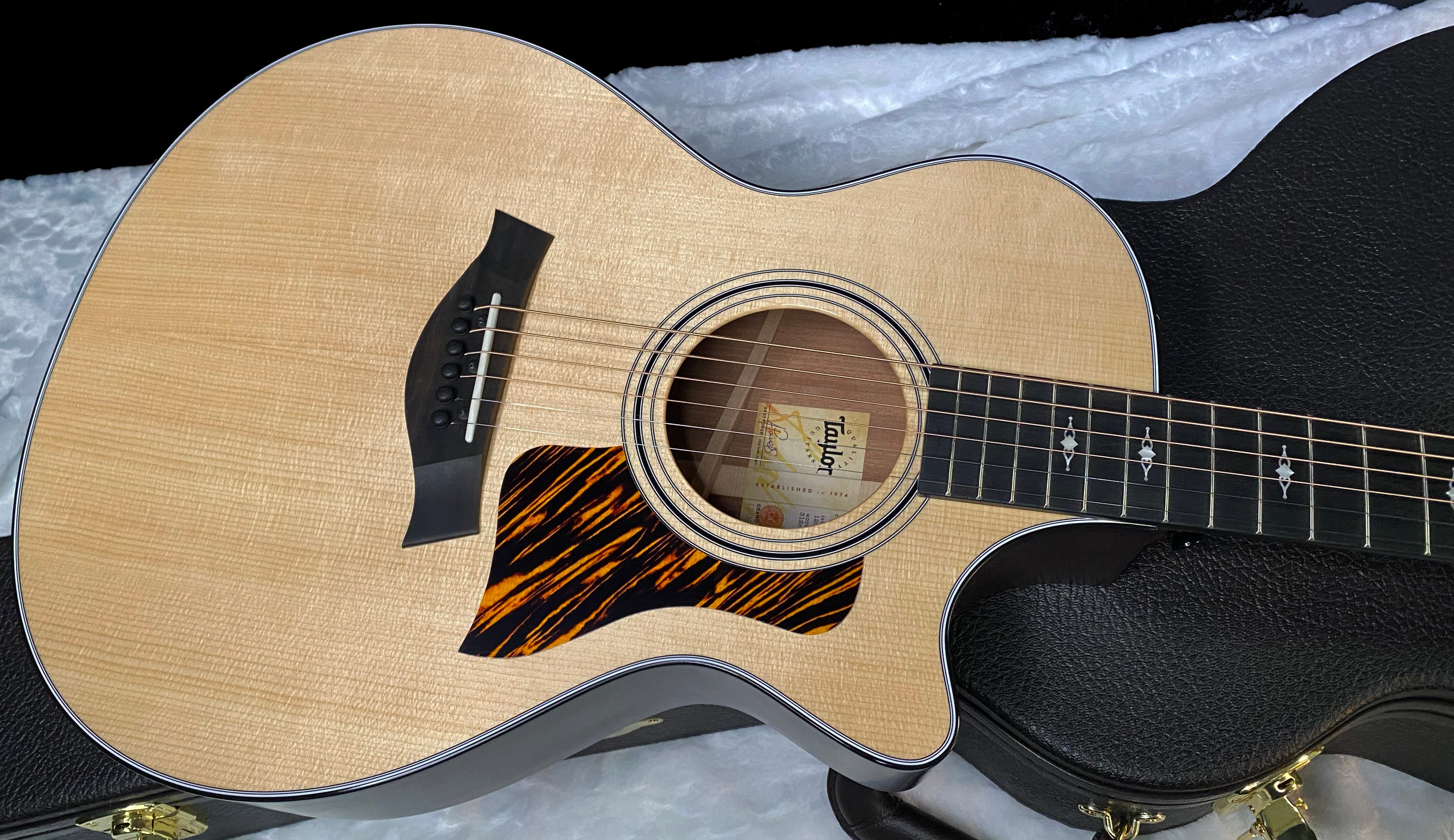 NEW! Taylor 312ce V-Class Grand Concert Acoustic-Electric Guitar - Natural - 4.3lbs - Authorized Dealer - G06220