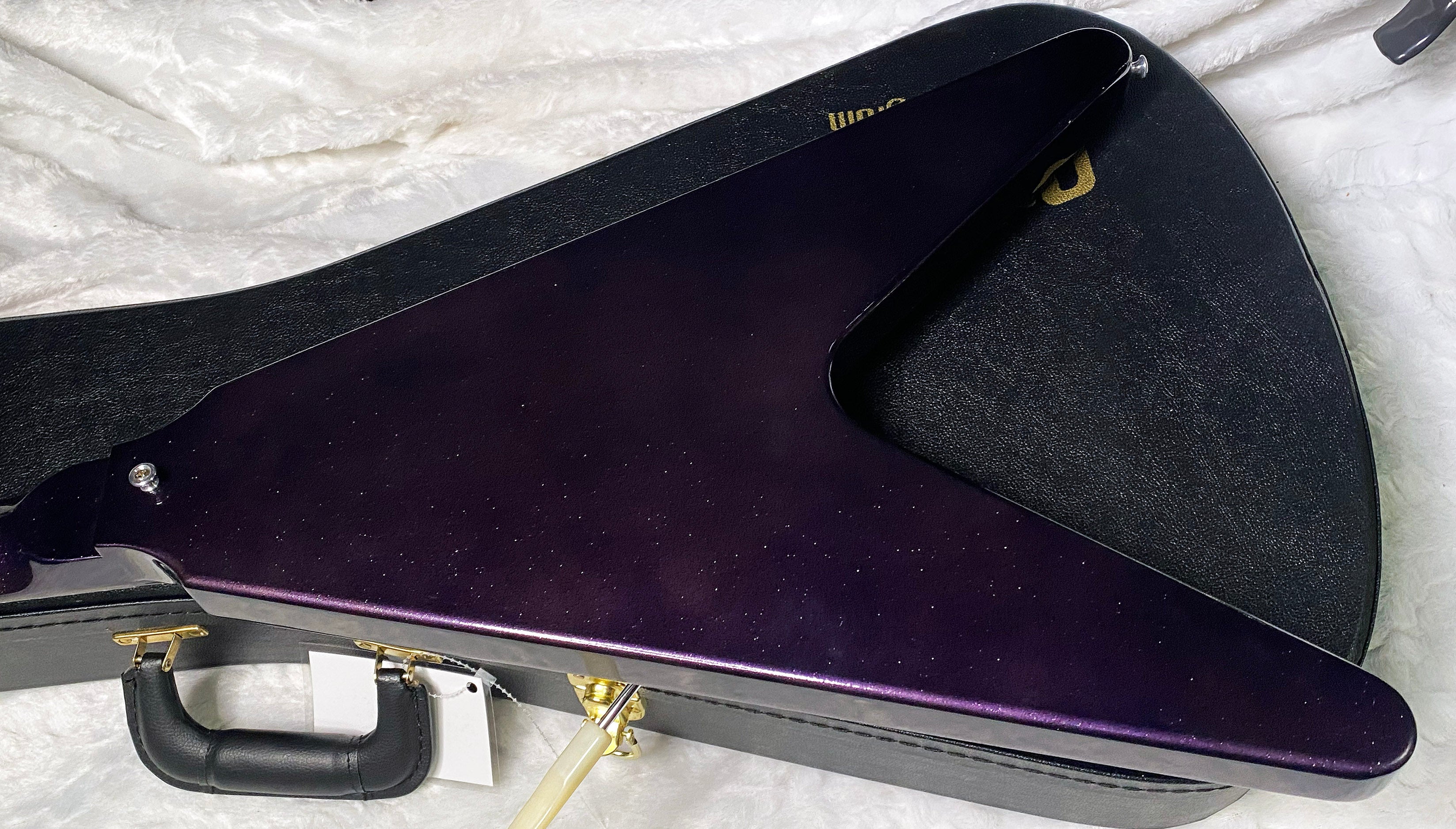 NEW! Gibson Custom 1967 Flying V Purple Sparkle - Short Maestro Trem -Only 7lbs - Authorized Dealer - Ultra RARE! Dealer Select - G07670