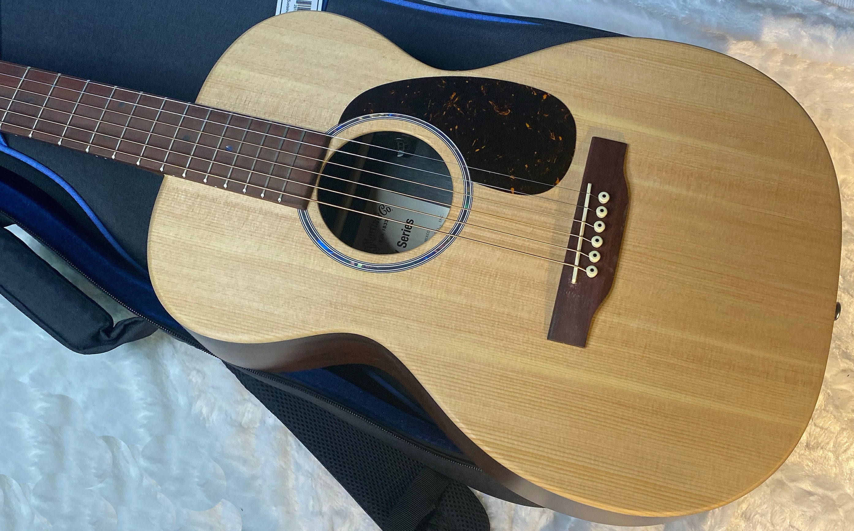 NEW! Martin 0-X2E Acoustic-Electric Guitar - Natural Finish - Deluxe Gig Bag - Authorized Dealer - G06947