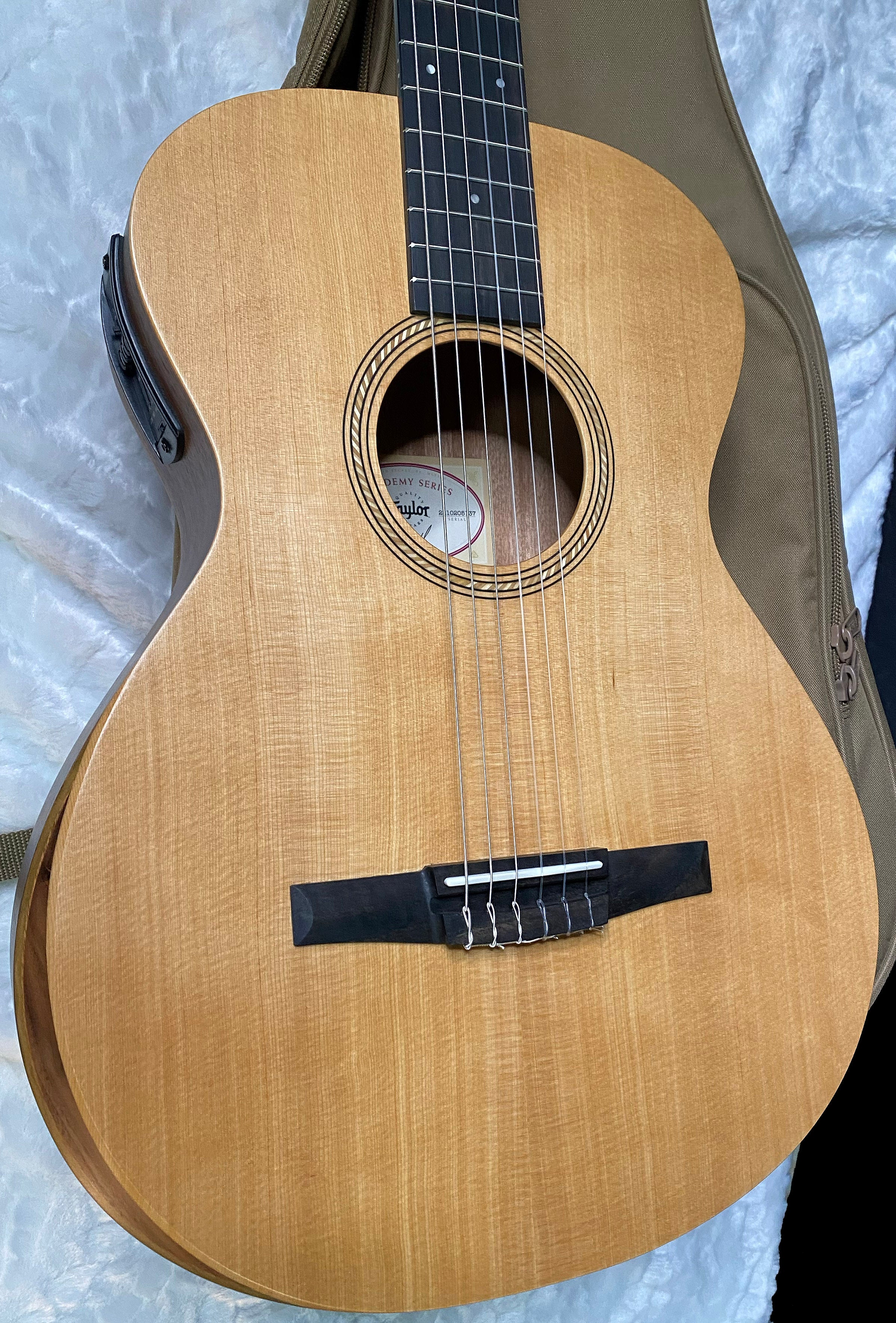 NEW ! Taylor Academy 12e-N Nylon-string Acoustic-electric Guitar - Natural - 4lbs - Authorized Dealer - G06235