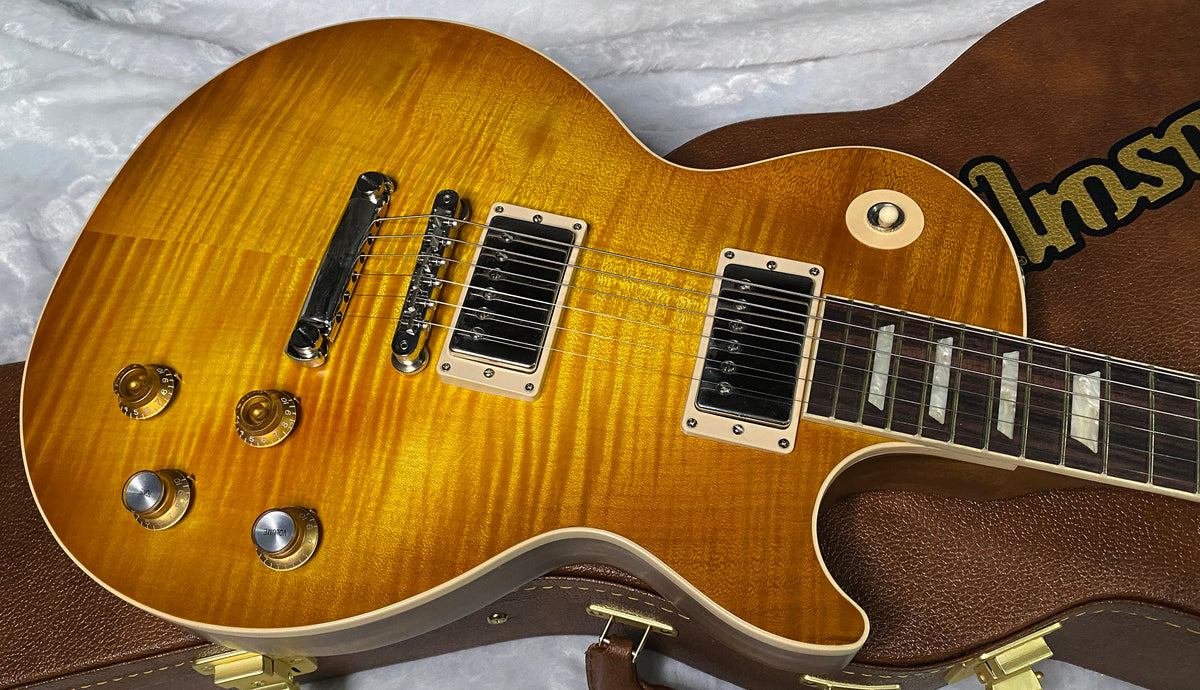 NEW ! Gibson Kirk Hammett "Greeny” Les Paul Standard Greeny Burst - Only 8.45lbs - Authorized Dealer - G07671