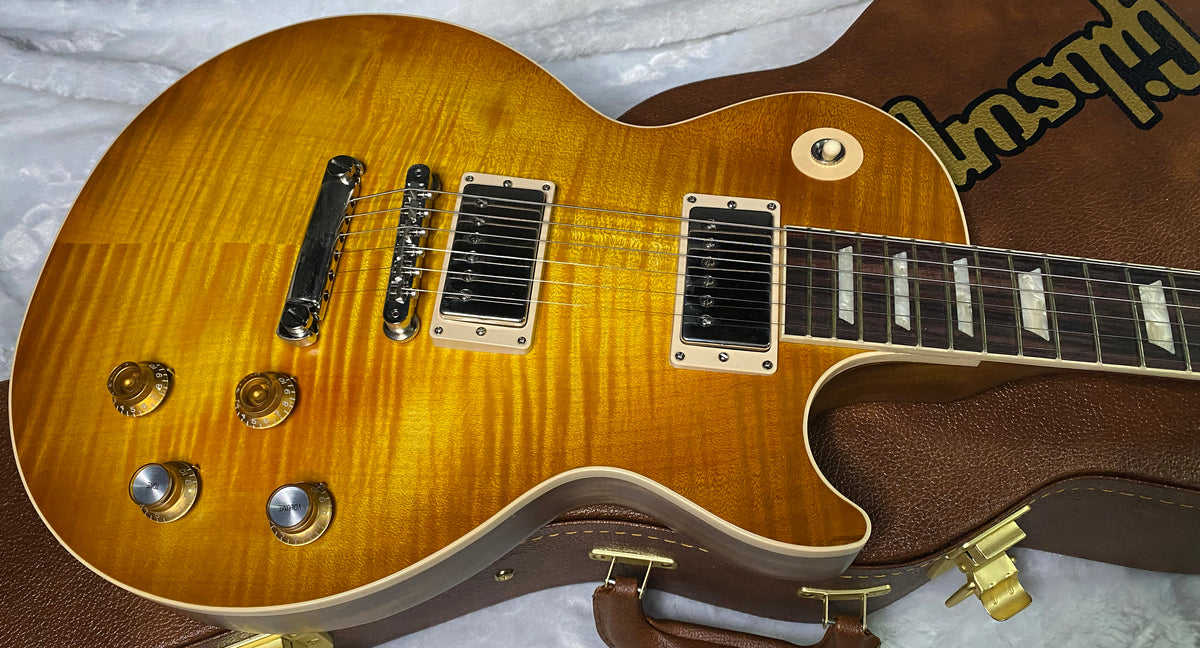 NEW ! Gibson Kirk Hammett "Greeny” Les Paul Standard Greeny Burst - Only 8.45lbs - Authorized Dealer - G07671