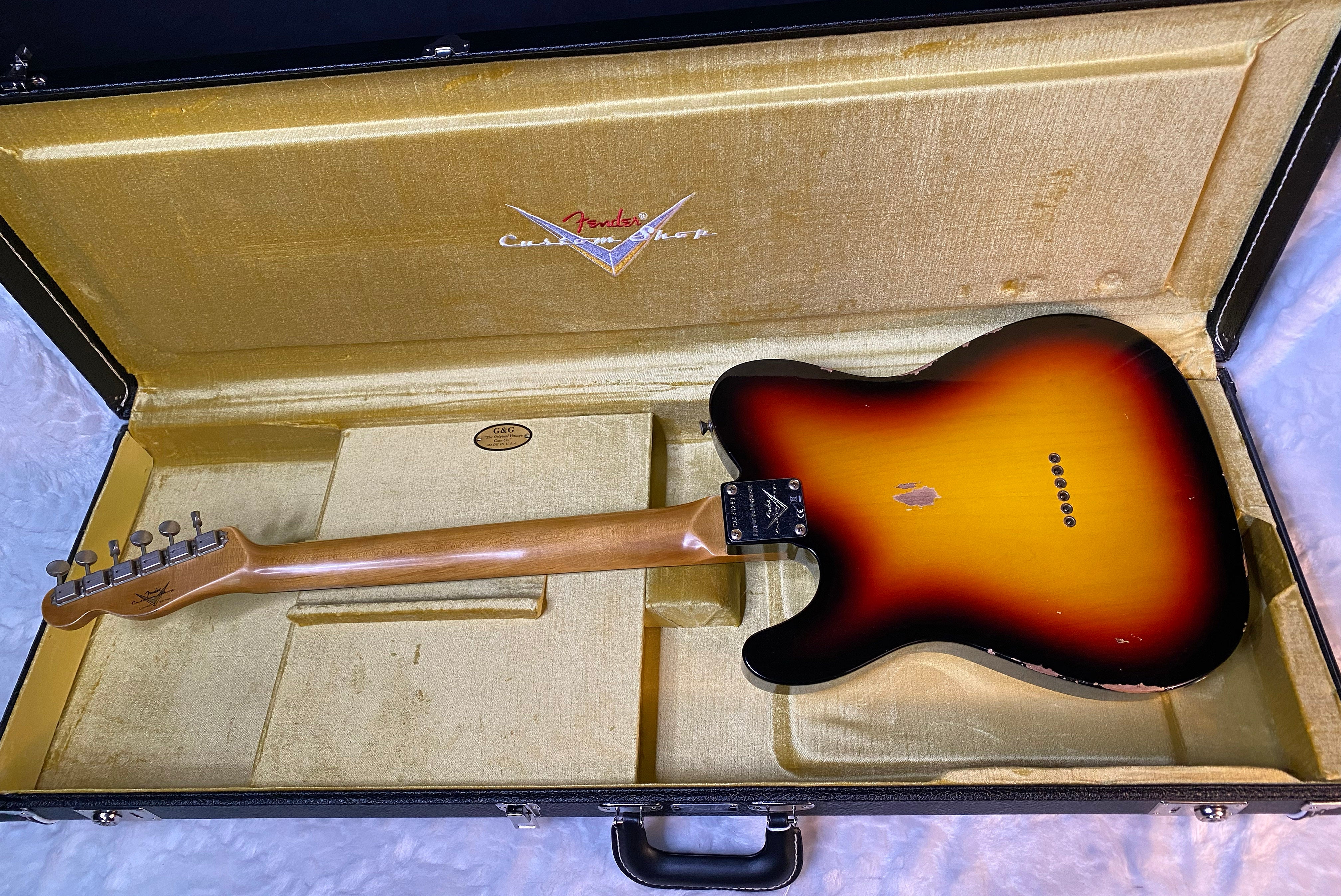 NEW! Fender '63 Relic Limited Edition Telecaster - Handwound PU's - Custom Shop - Authorized Dealer - Sunburst 7.25lbs - G05514