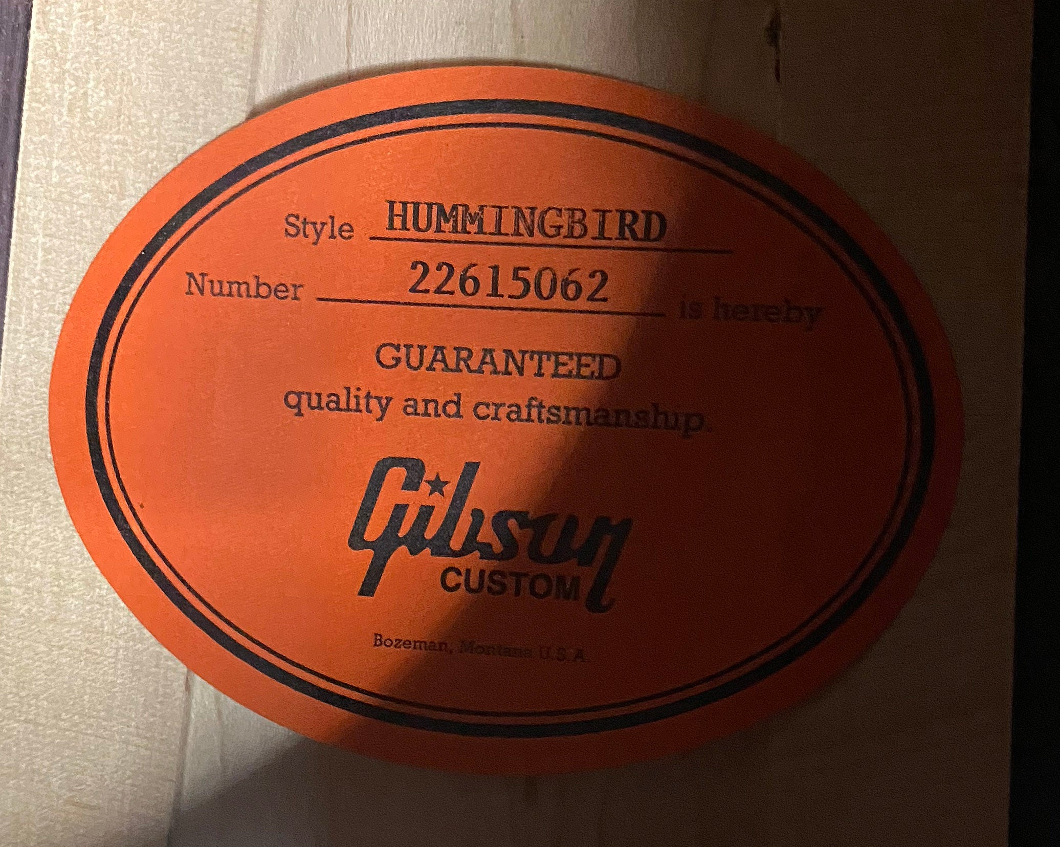 NEW! Gibson Custom Shop Hummingbird Rosewood 3-Piece Back Acoustic-Electric Guitar - Rosewood Burst - 4.65 lbs - Authorized Dealer! G06304