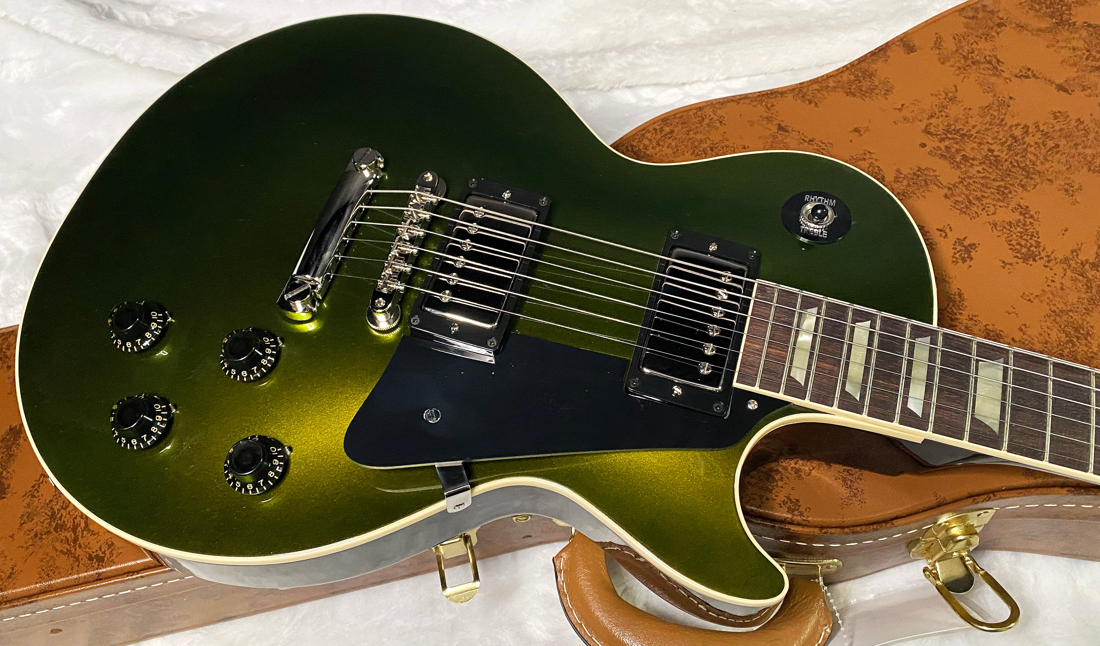 NEW Gibson Custom "Greatest Hits: Volume II Collection" 1957 Les Paul Reissue - Sweet Green Shift Top Gloss - Authorized Dealer - 8.8 lbs - G07684