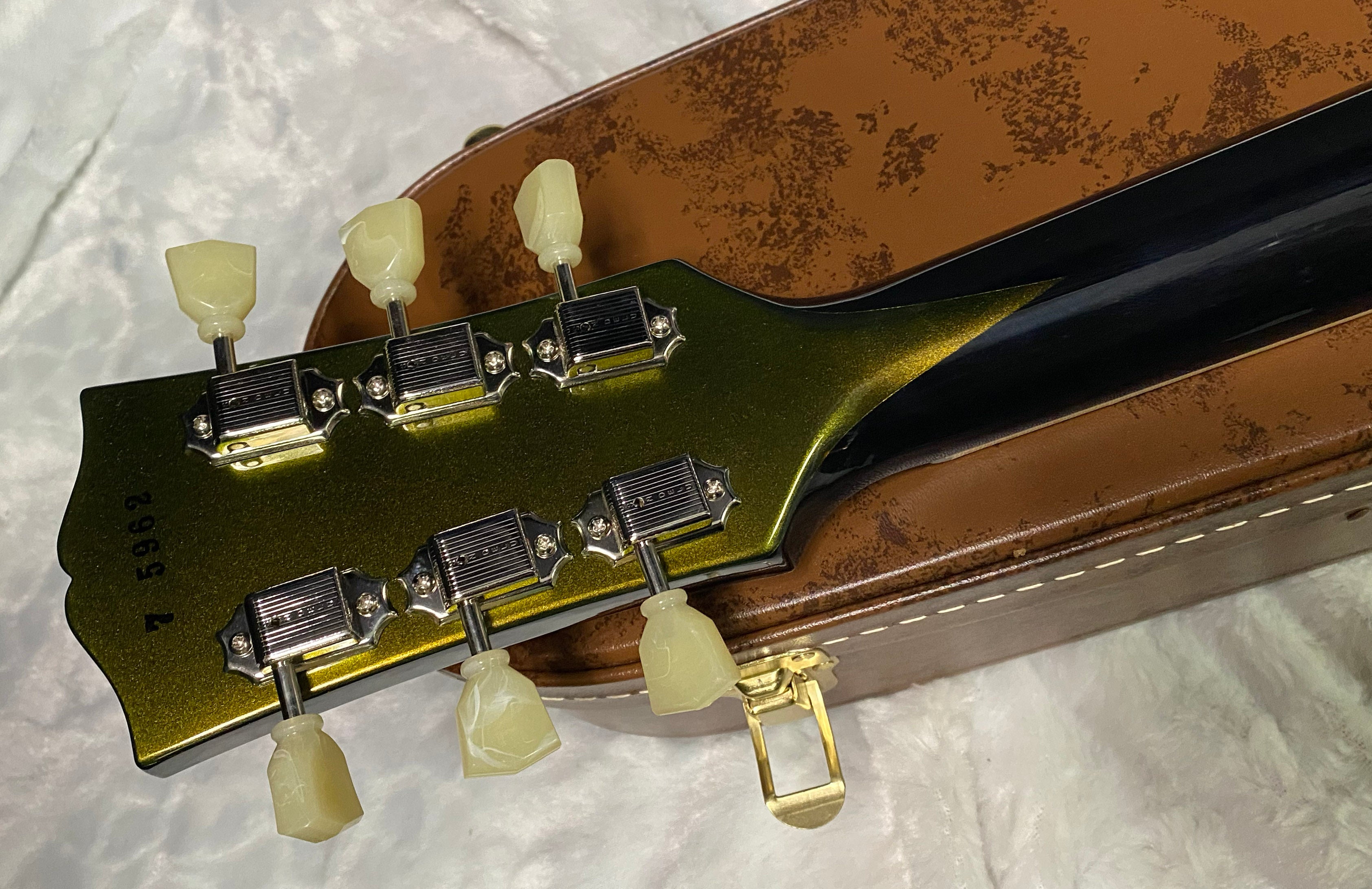 NEW Gibson Custom "Greatest Hits: Volume II Collection" 1957 Les Paul Reissue - Sweet Green Shift Top Gloss - Authorized Dealer - 8.8 lbs - G07684