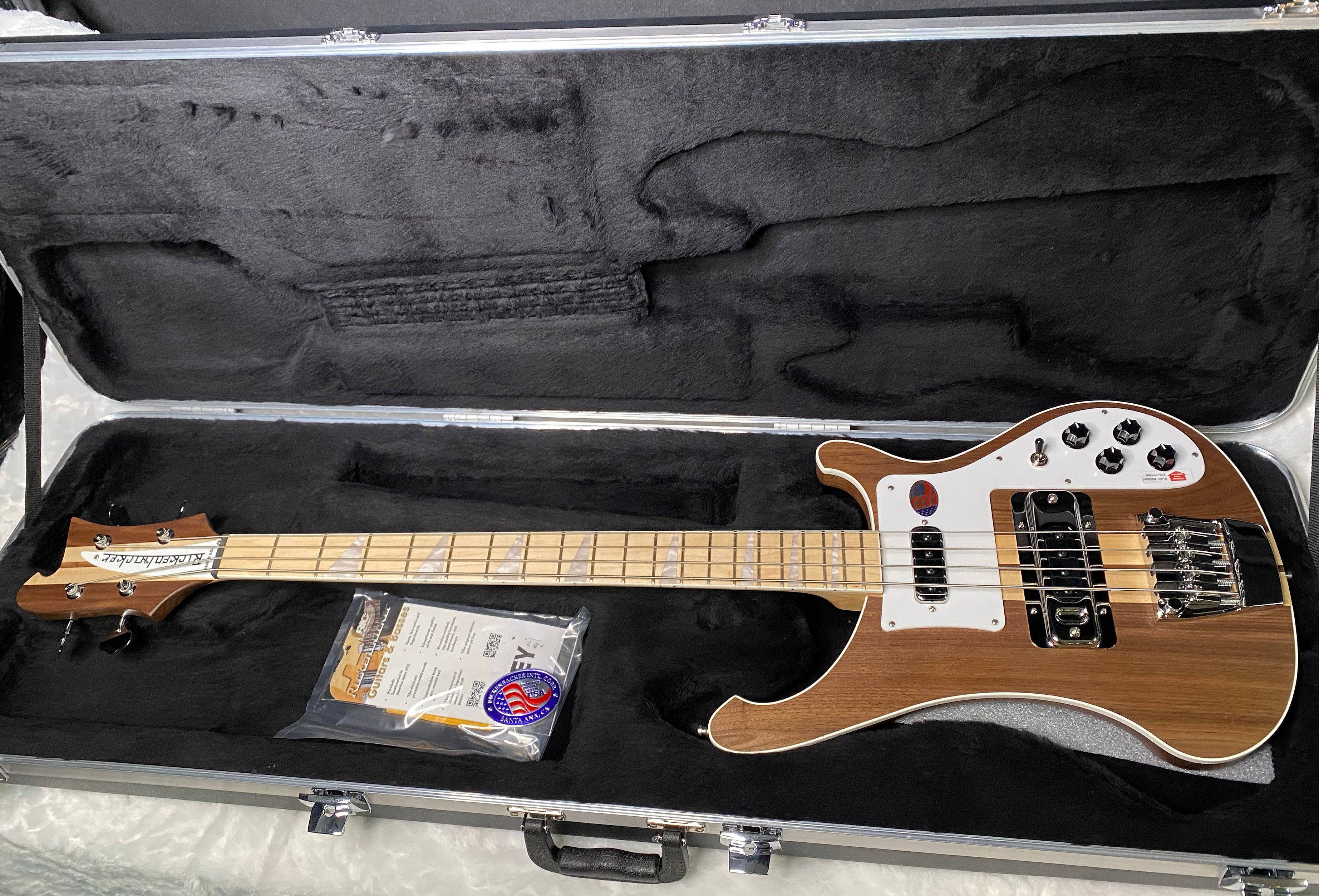 NEW! Rickenbacker 4003 W Walnut - 4-String Bass - Authorized Dealer - 8.35lbs - G06962