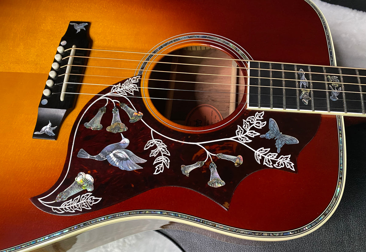 NEW! Gibson Hummingbird Custom Koa - Dealer Select - Autumnburst - Authorized Dealer - Custom Shop - 4.75 lbs - G07701