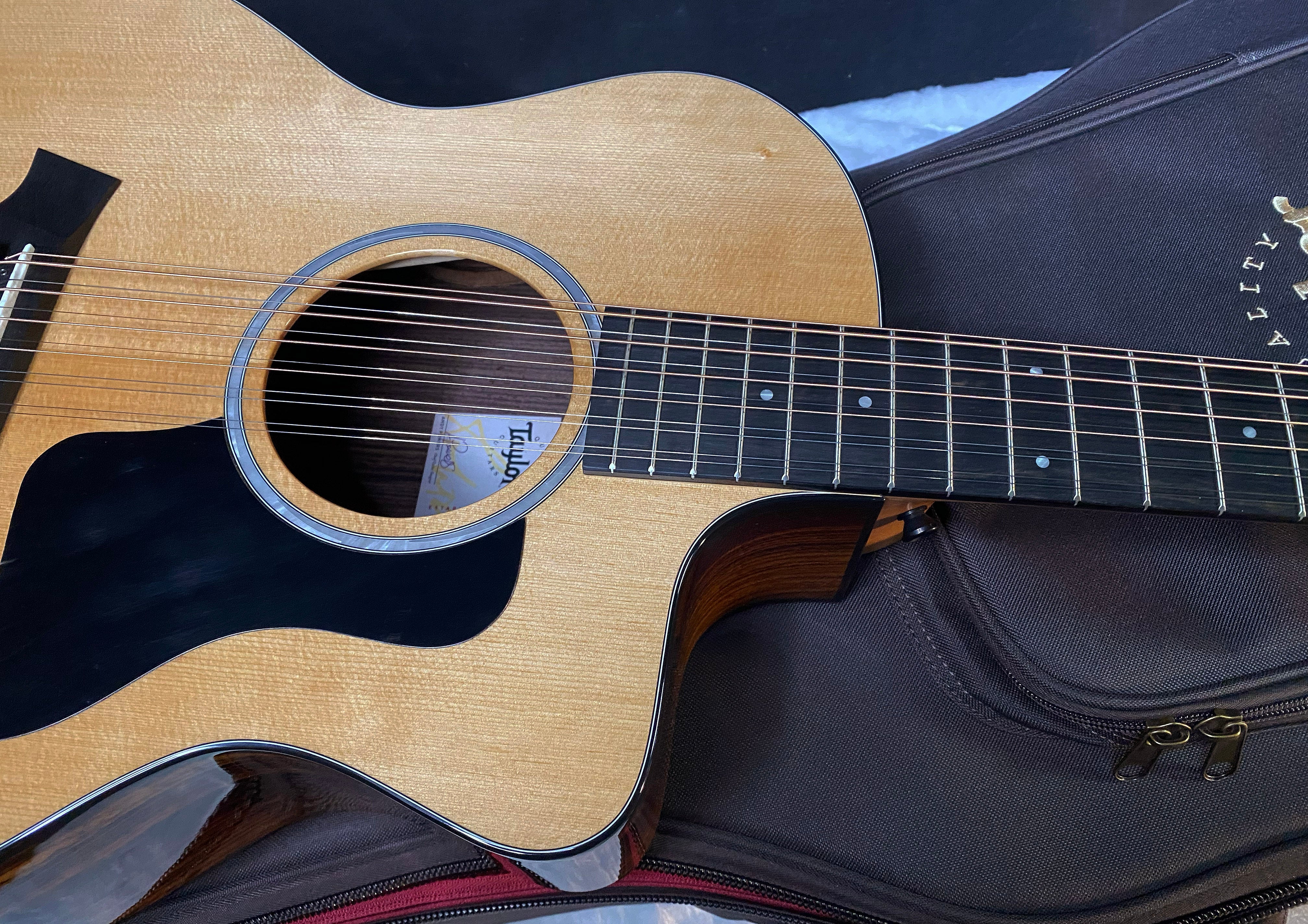 NEW! Taylor 254ce DLX Grand Auditorium 12-string Acoustic-Electric Guitar - Natural - Authorized Dealer - 5.3lbs - G06280