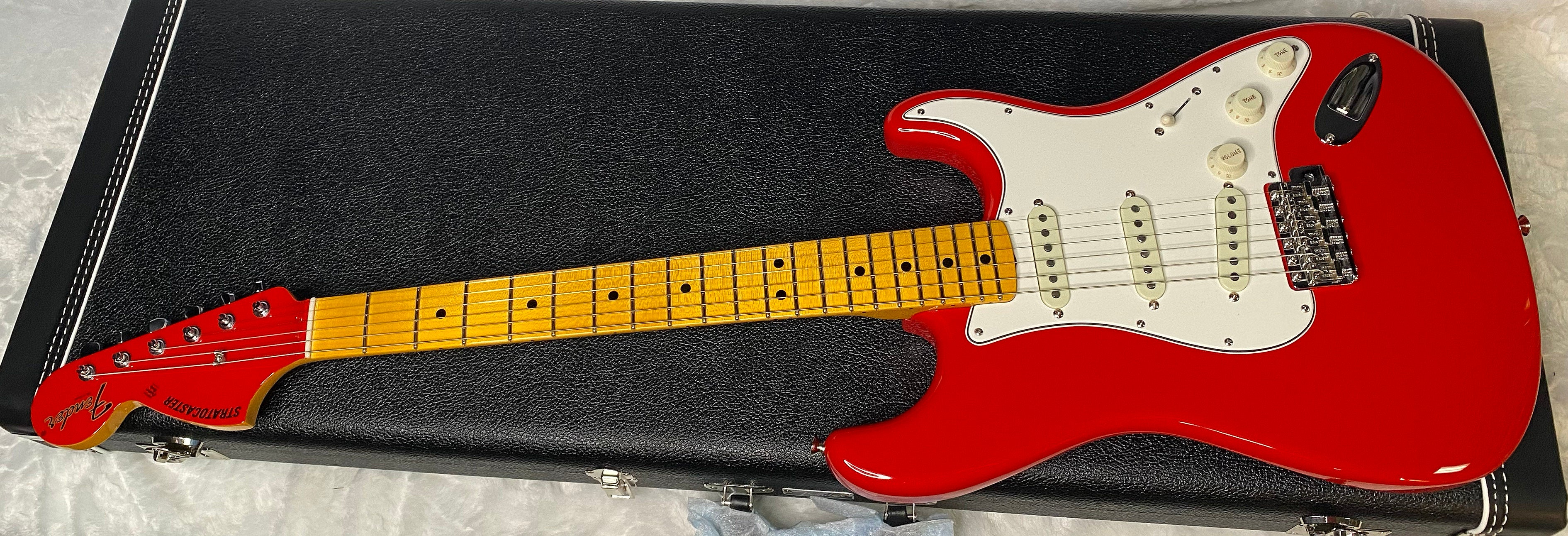 NEW! Fender Custom Shop Special Run '69 Stratocaster NOS Finish - Handwound P/U's - Ferrari Red - Reverse Matching Headstock - 8 lbs - Authorized Dealer - One OFF! SUPRE RARE! G06974