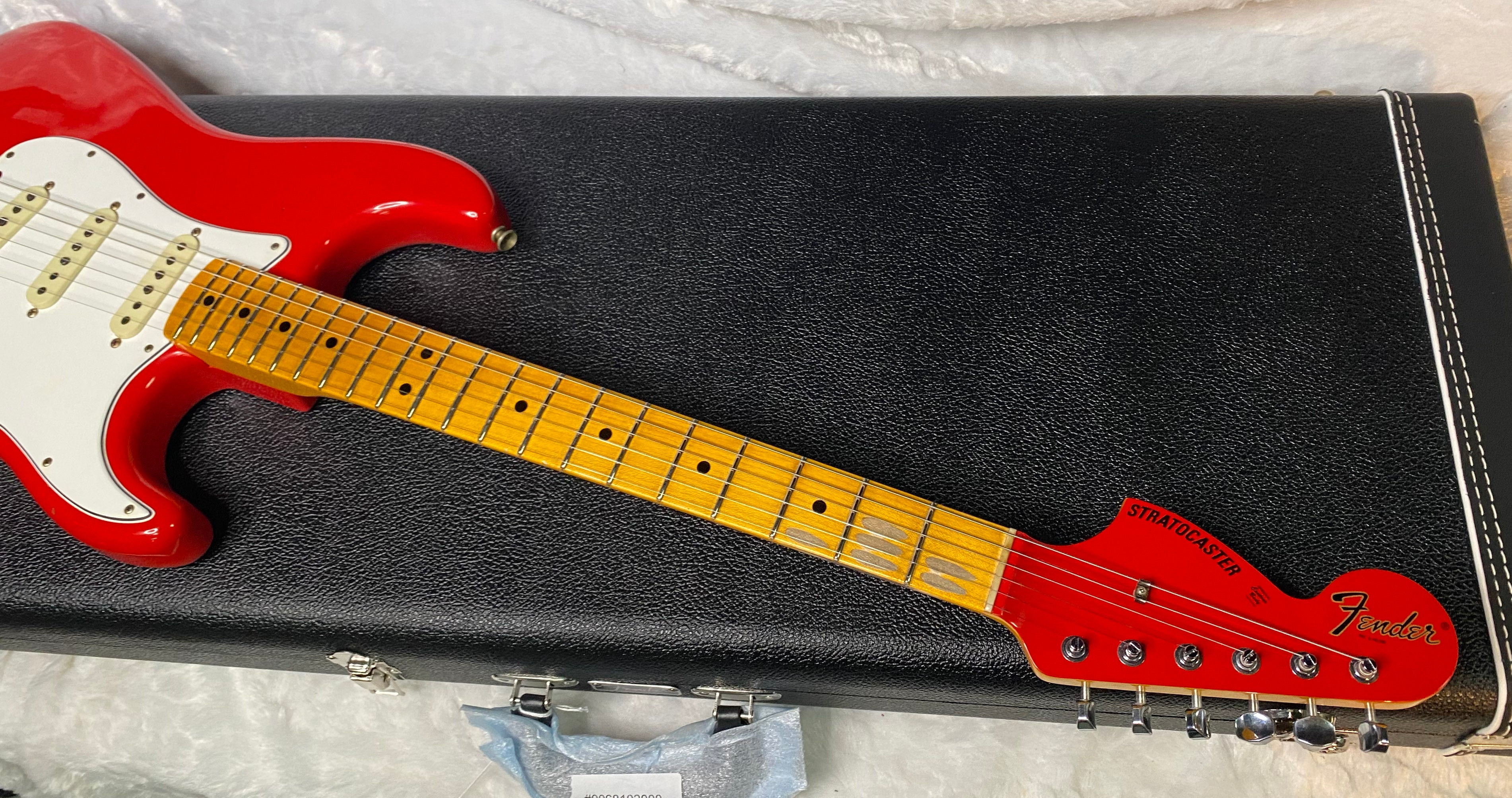 NEW! Fender Custom Shop Special Run '69 Stratocaster Journeyman Relic - Handwound P/U's - Aged Ferrari Red - Reverse Headstock - 7.8lbs - Authorized Dealer - One OFF! SUPRE RARE! G06975