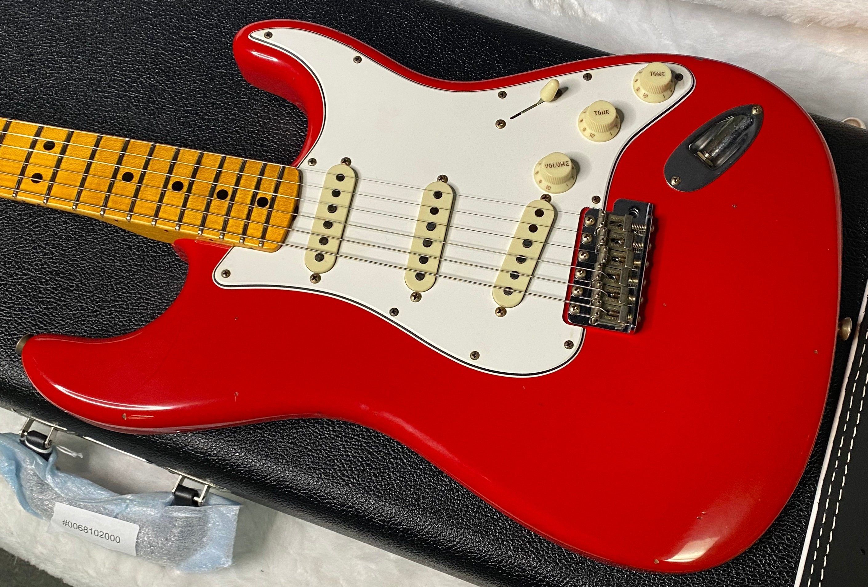 NEW! Fender Custom Shop Special Run '69 Stratocaster Journeyman Relic - Handwound P/U's - Aged Ferrari Red - Reverse Headstock - 7.8lbs - Authorized Dealer - One OFF! SUPRE RARE! G06975