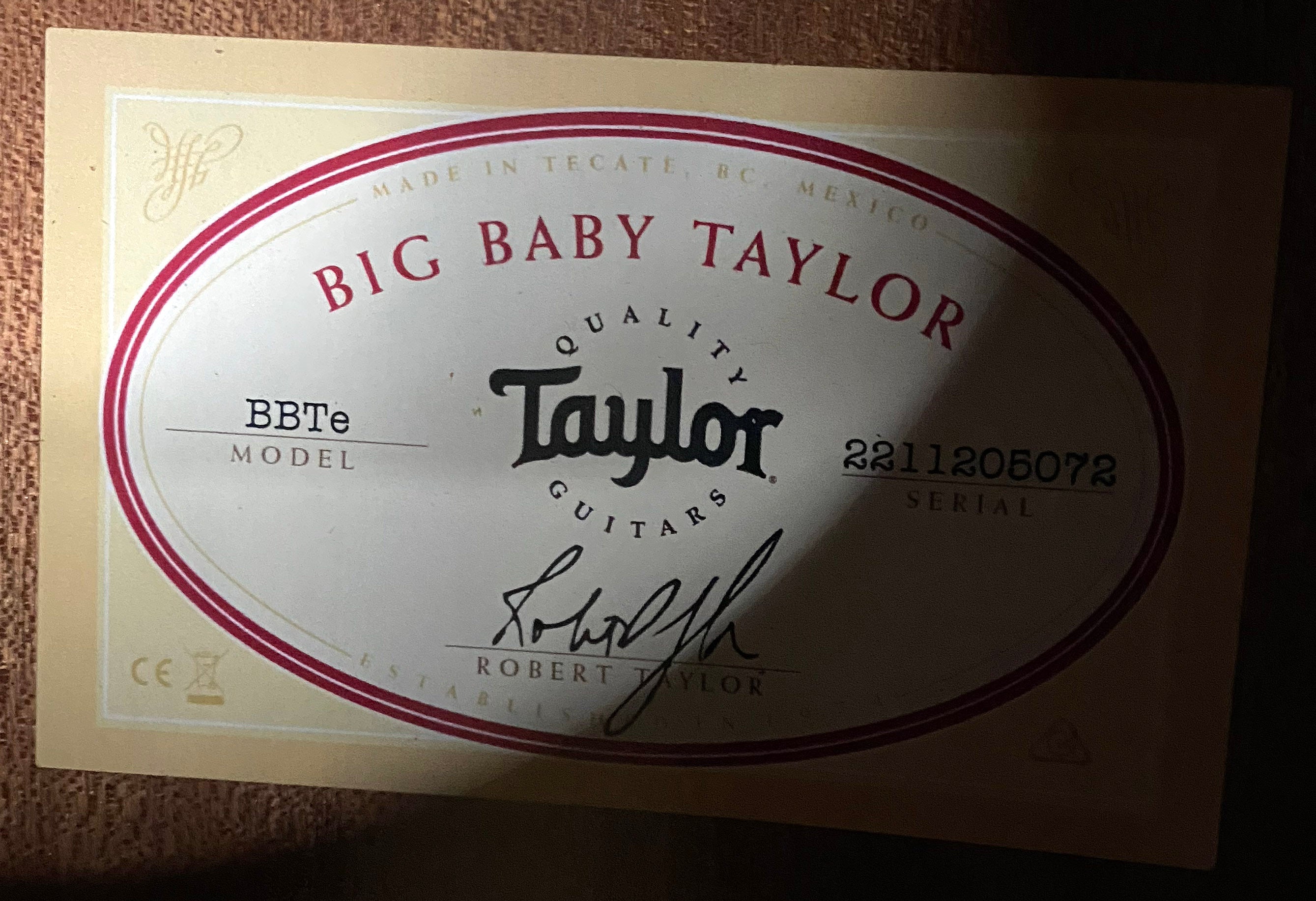 NEW! Taylor Big Baby Taylor BBTe Acoustic-electric Guitar - Natural Sitka Spruce - 3.95lbs - Authorized Dealer - G06244