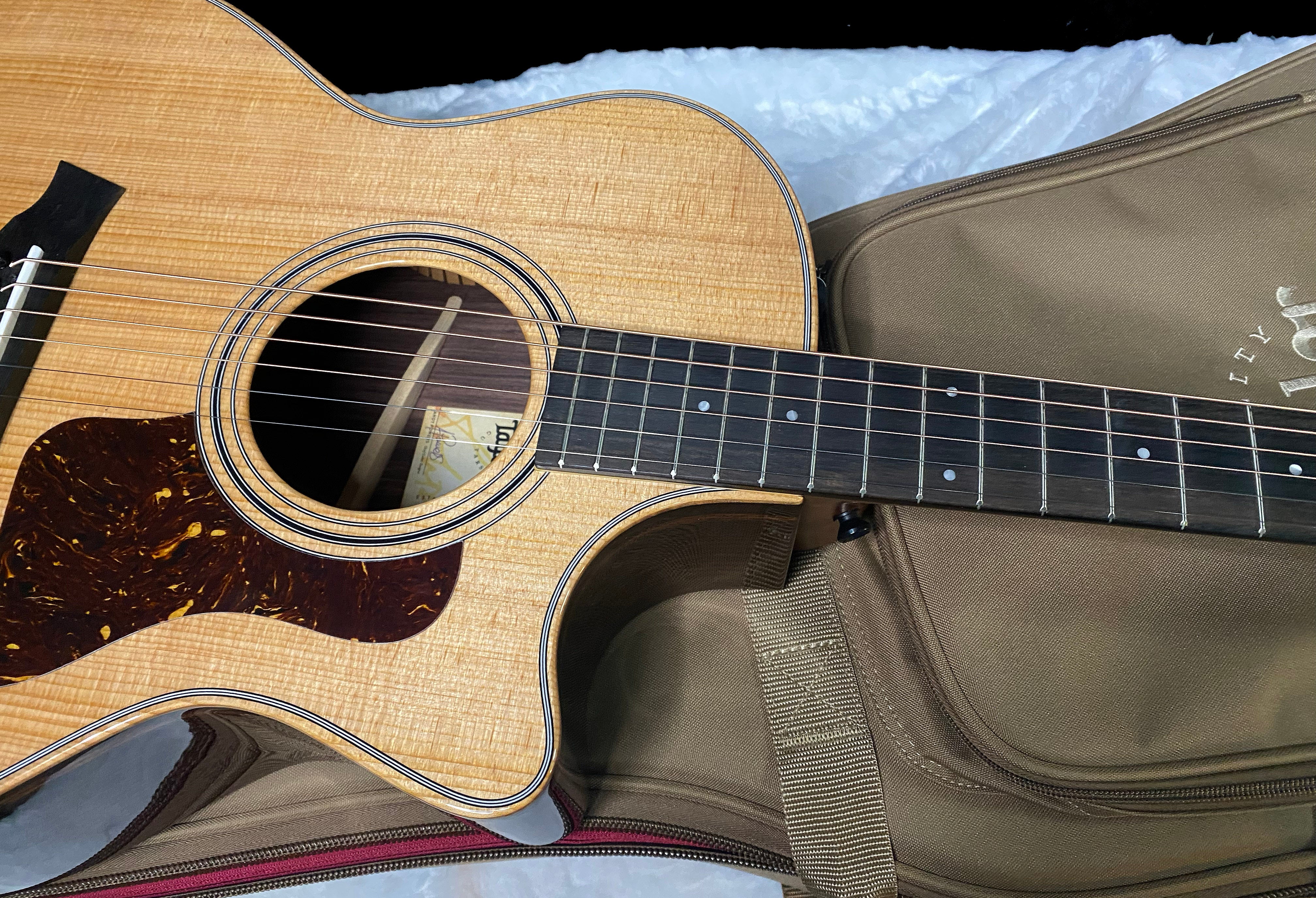 NEW! Taylor 414ce Studio Acoustic-Electric Guitar - Natural - 4.8lbs - Authorized Dealer - G06255