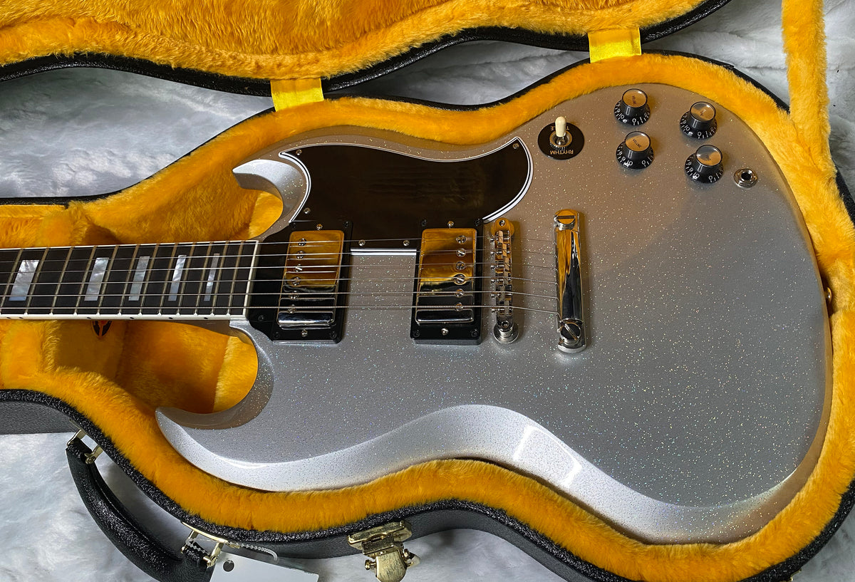 NEW! Gibson Custom SG Custom Electric Guitar - Radiant Sparkle - WOW! Just Incredible! 6.9lbs - Authorized Dealer - G07686