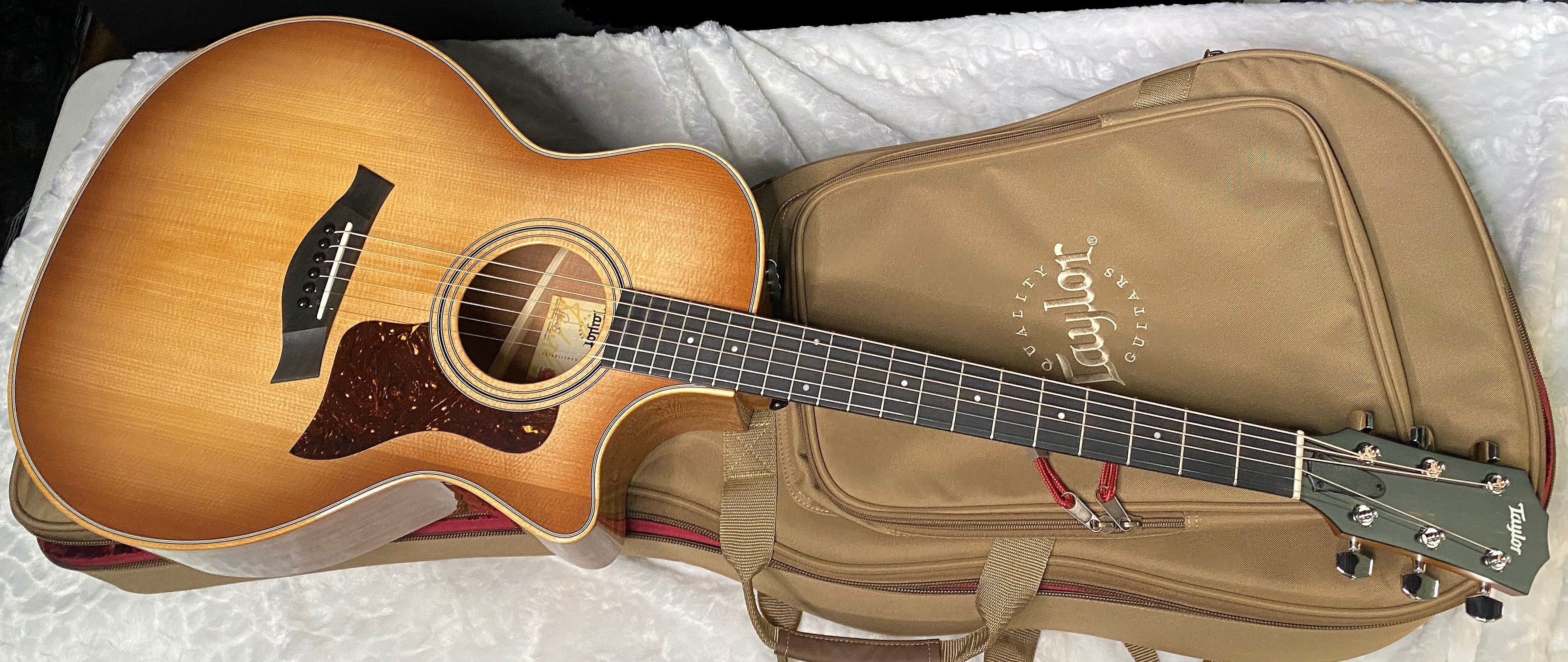 NEW! Taylor 314ce Studio Acoustic-Electric Guitar - Shaded Edgeburst - Authorized Dealer - 4.55lbs - G06247