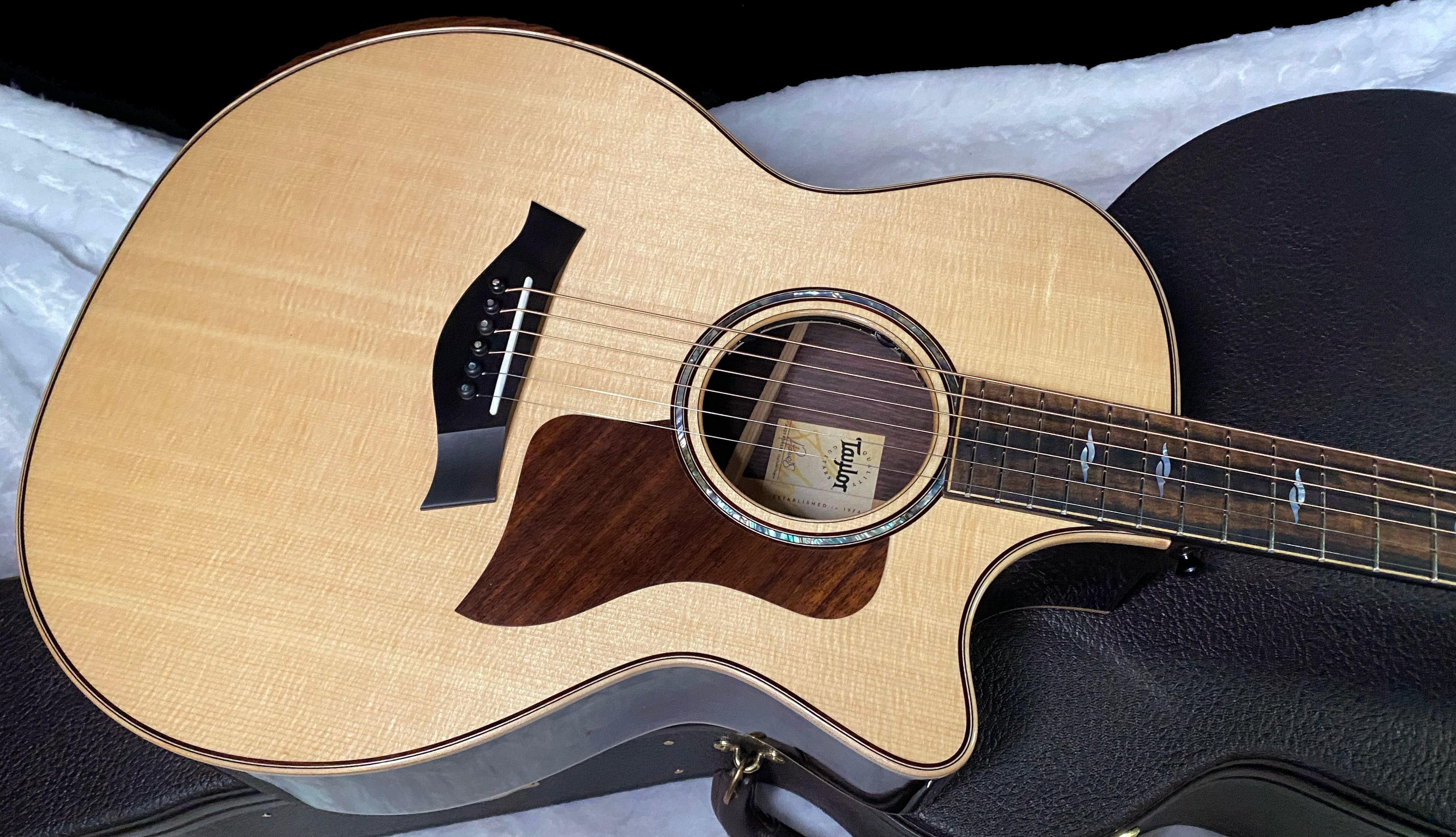 Taylor 814ce Next Generation Acoustic-Electric Guitar - Natural Gloss - 4.65lbs - Authorized Dealer - G07706