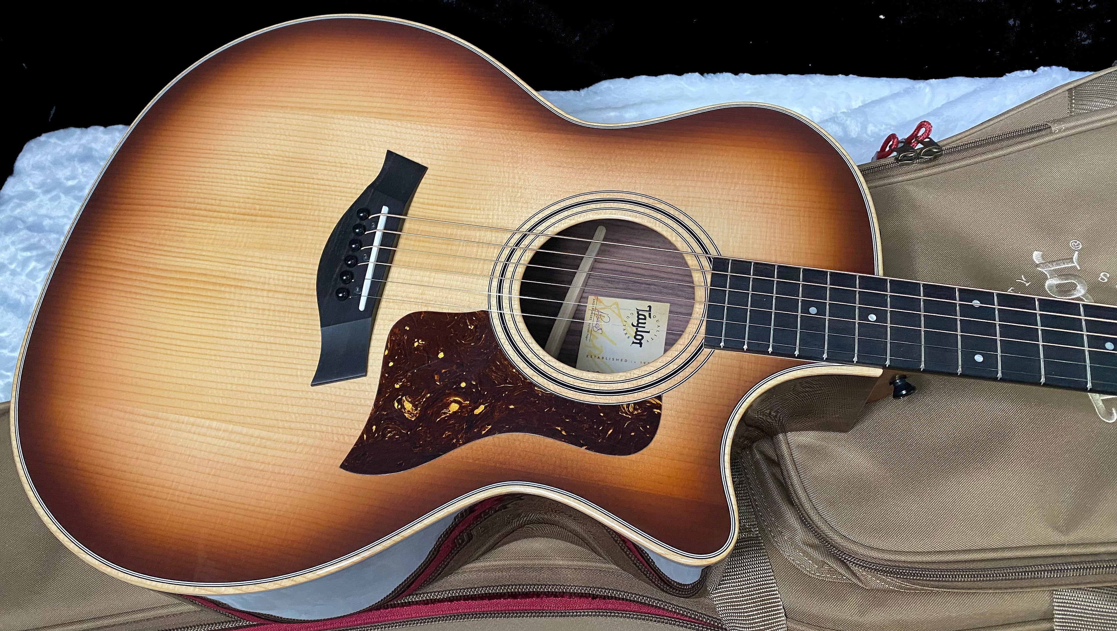 NEW! Taylor 414ce Studio Acoustic-Electric Guitar - Shaded Edgeburst - 4.7lbs - Authorized Dealer - G06207