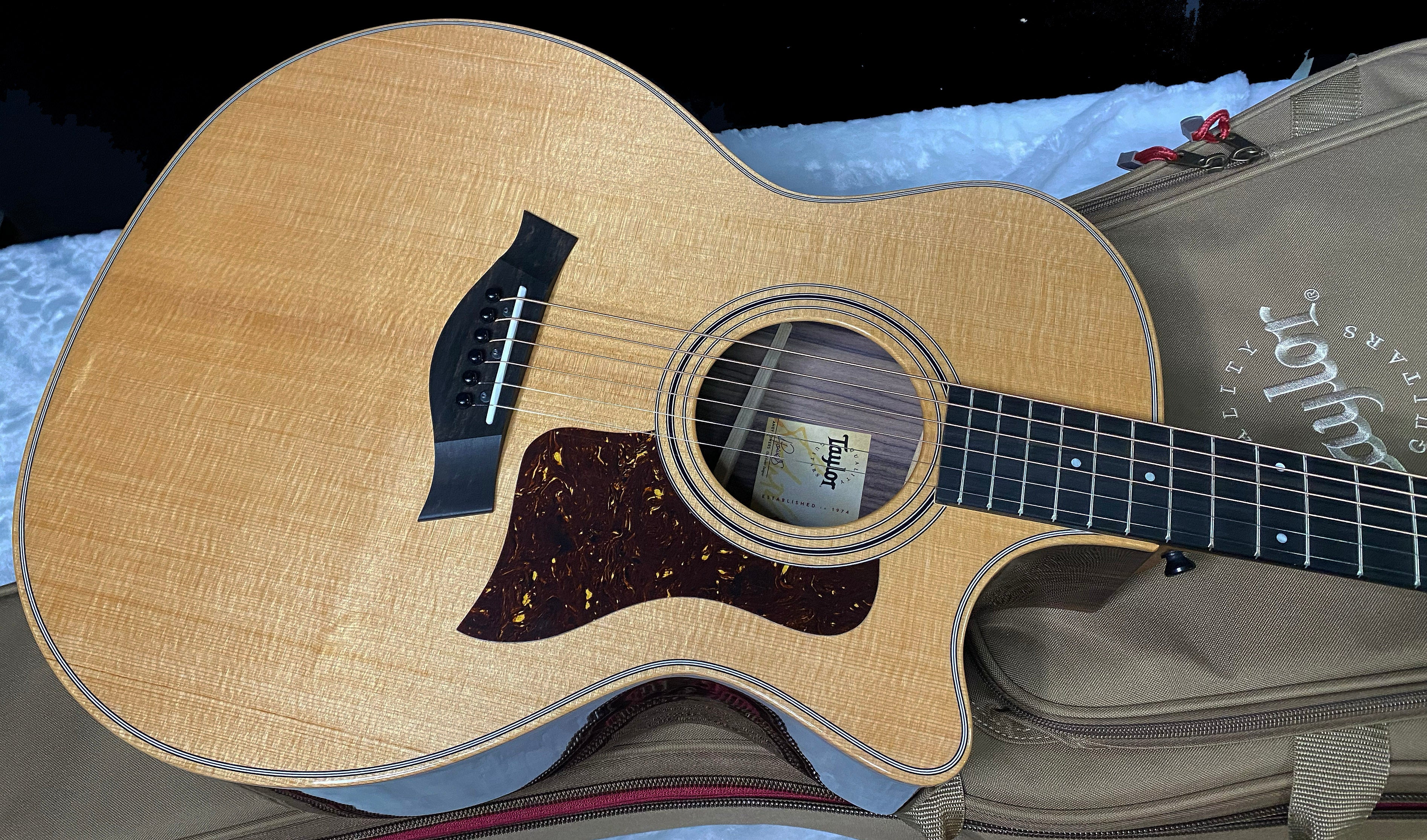 NEW! Taylor 414ce Studio Acoustic-Electric Guitar - Natural - 4.7lbs - Authorized Dealer - G06216