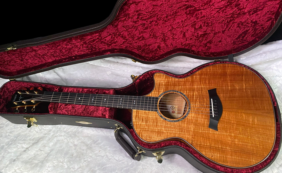 NEW! Taylor Custom 724ce Acoustic-Electric Guitar - Natural Gloss - AAAAA Hand Picked Koa - 4.5lbs - WOW! Authorized Dealer - G07694