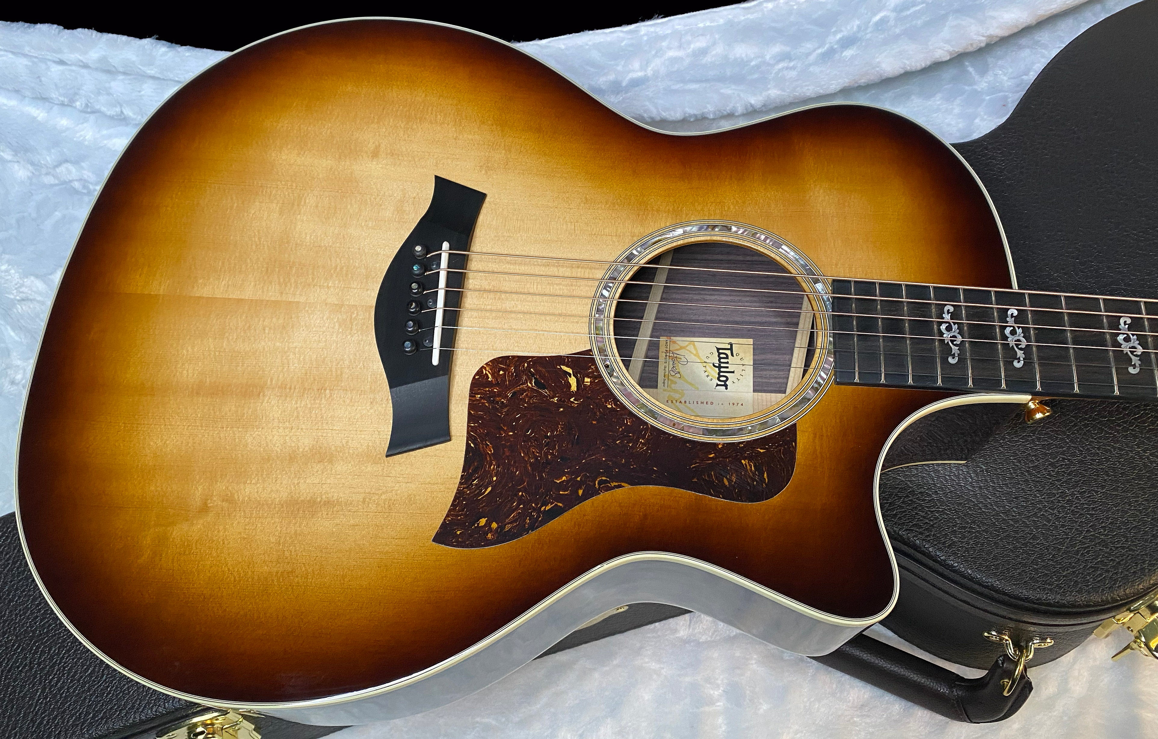 NEW! Taylor 414ce V-Class Special-Edition Grand Auditorium Acoustic-Electric Guitar Shaded Edge Burst - Authorized Dealer - 5lbs - G05545
