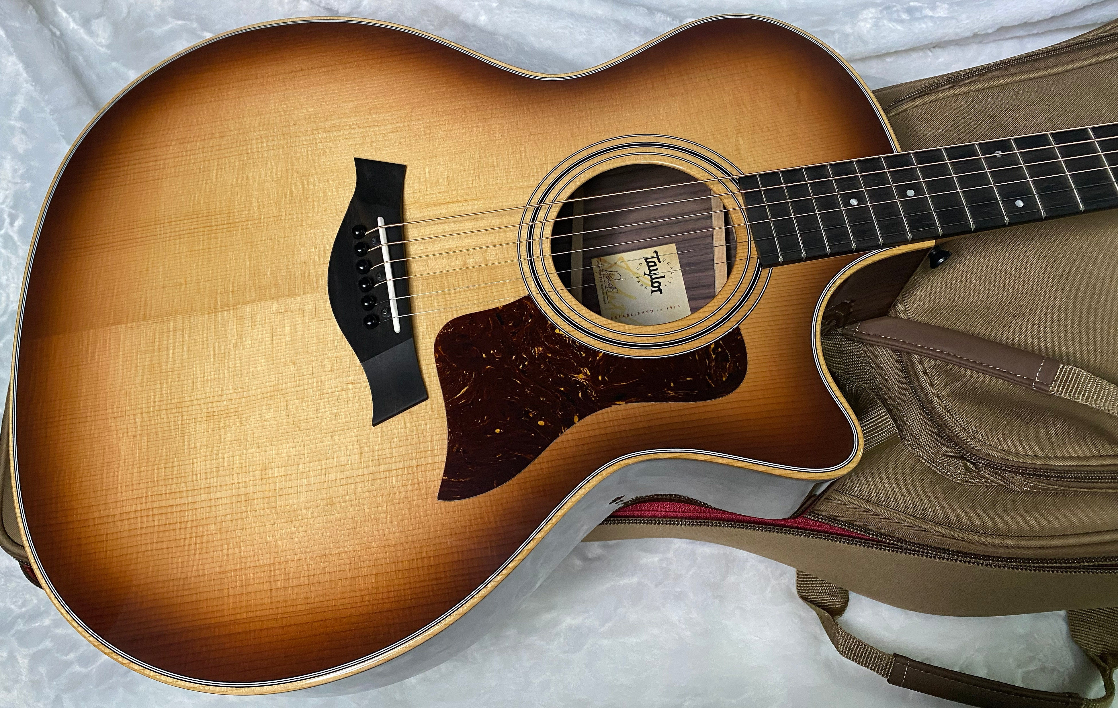 NEW! Taylor 414ce Studio Acoustic-Electric Guitar - Shaded Edgeburst - 4.75lbs - Authorized Dealer - G06278