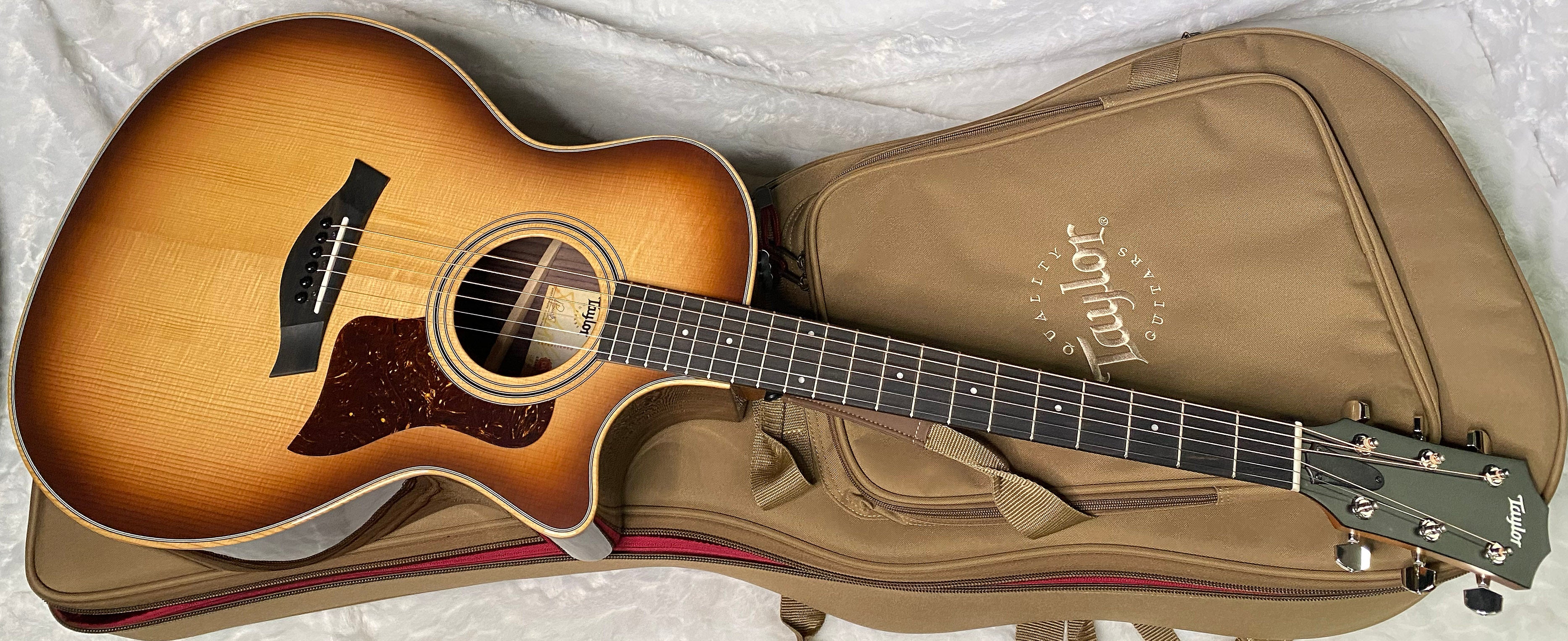 NEW! Taylor 414ce Studio Acoustic-Electric Guitar - Shaded Edgeburst - 4.75lbs - Authorized Dealer - G06278