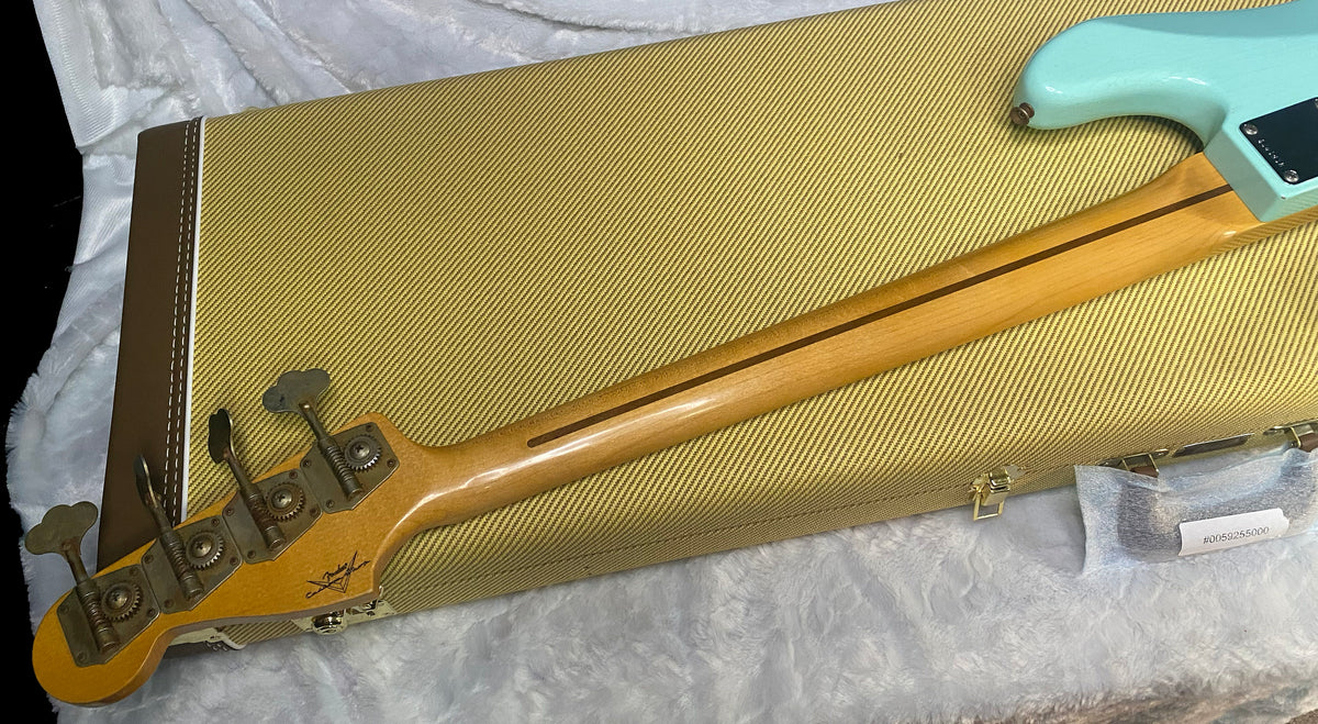 NEW! Fender Custom Shop 1958 Precision Bass Journeyman Relic - Surf Green - Authorized Dealer - 8.5lbs - G07721