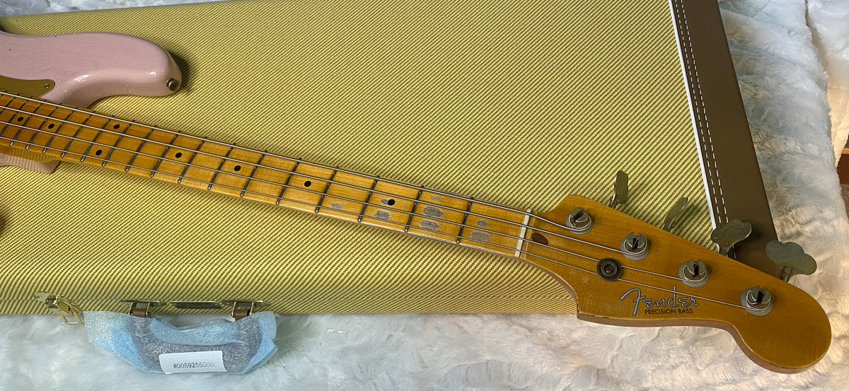 NEW! Fender Custom Shop 1958 Precision Bass Journeyman Relic - Shell Pink - Authorized Dealer - 8.9lbs - G07724