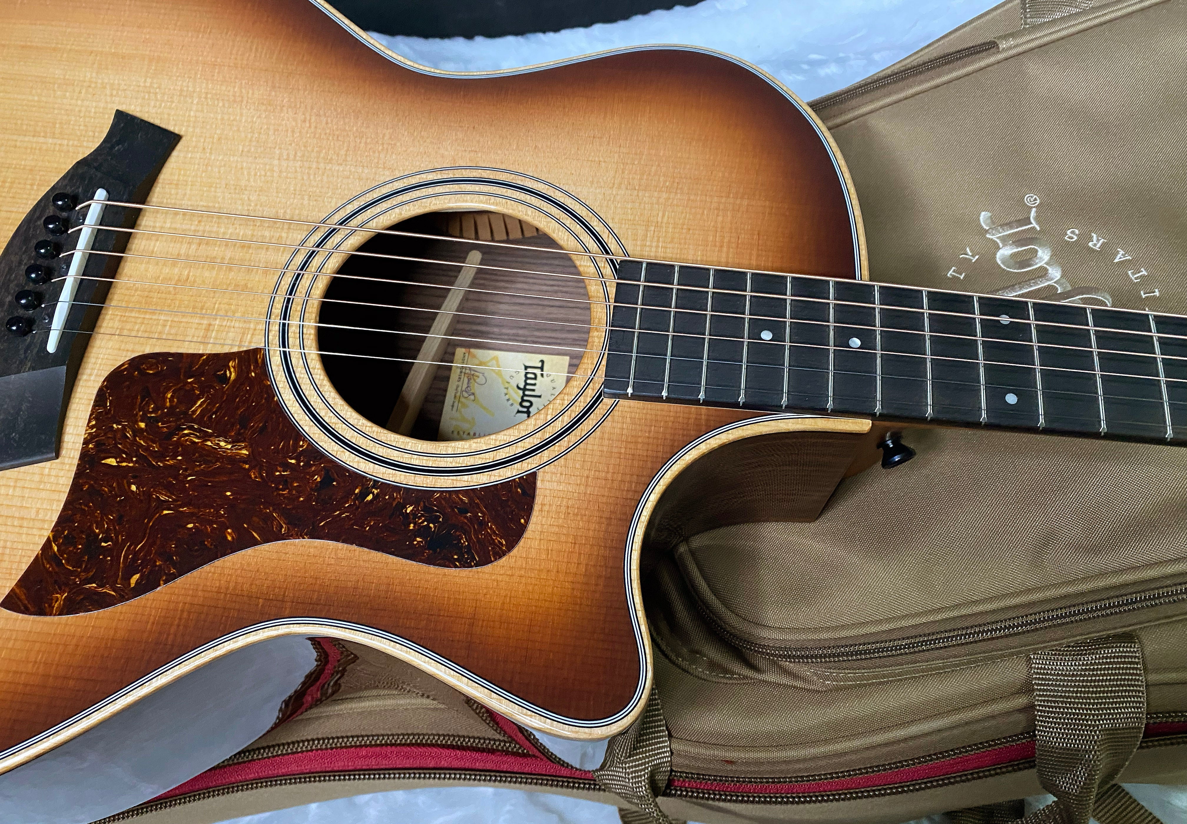 NEW! Taylor 414ce Studio Acoustic-Electric Guitar - Shaded Edgeburst - 4.8lbs - Authorized Dealer - G06281