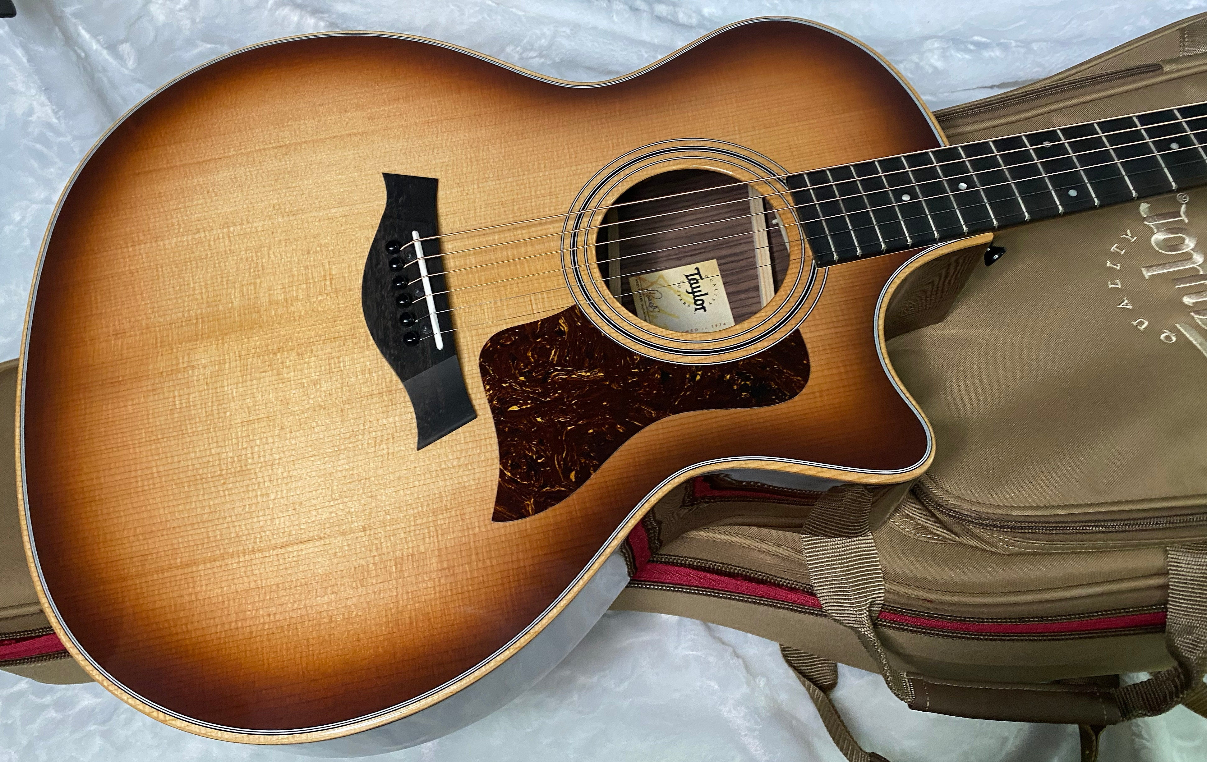 NEW! Taylor 414ce Studio Acoustic-Electric Guitar - Shaded Edgeburst - 4.8lbs - Authorized Dealer - G06281