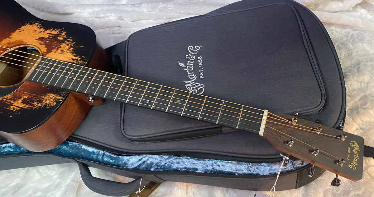 NEW! Martin D Jr-E Street Legend Burst Acoustic-Electric Guitar - Custom Ink - 4lbs - Authorized Dealer - G07739