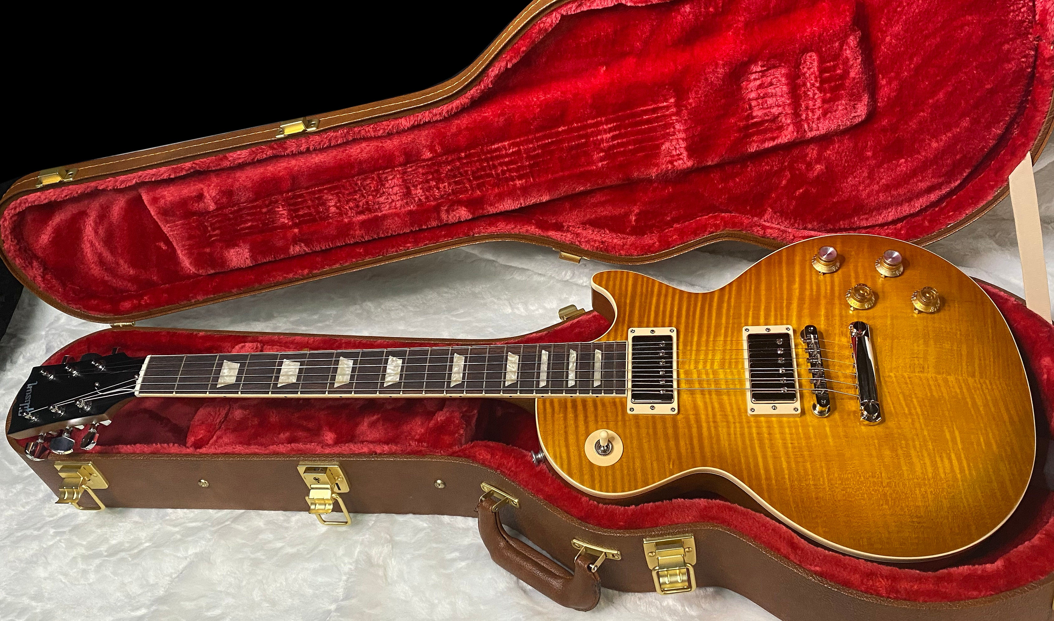 NEW ! Gibson Kirk Hammett "Greeny” Les Paul Standard Greeny Burst - MONSTER TOP - BEST WE HAVE SEEN ON A GREENY - WOW - 8.9 lbs - Authorized Dealer - G06314