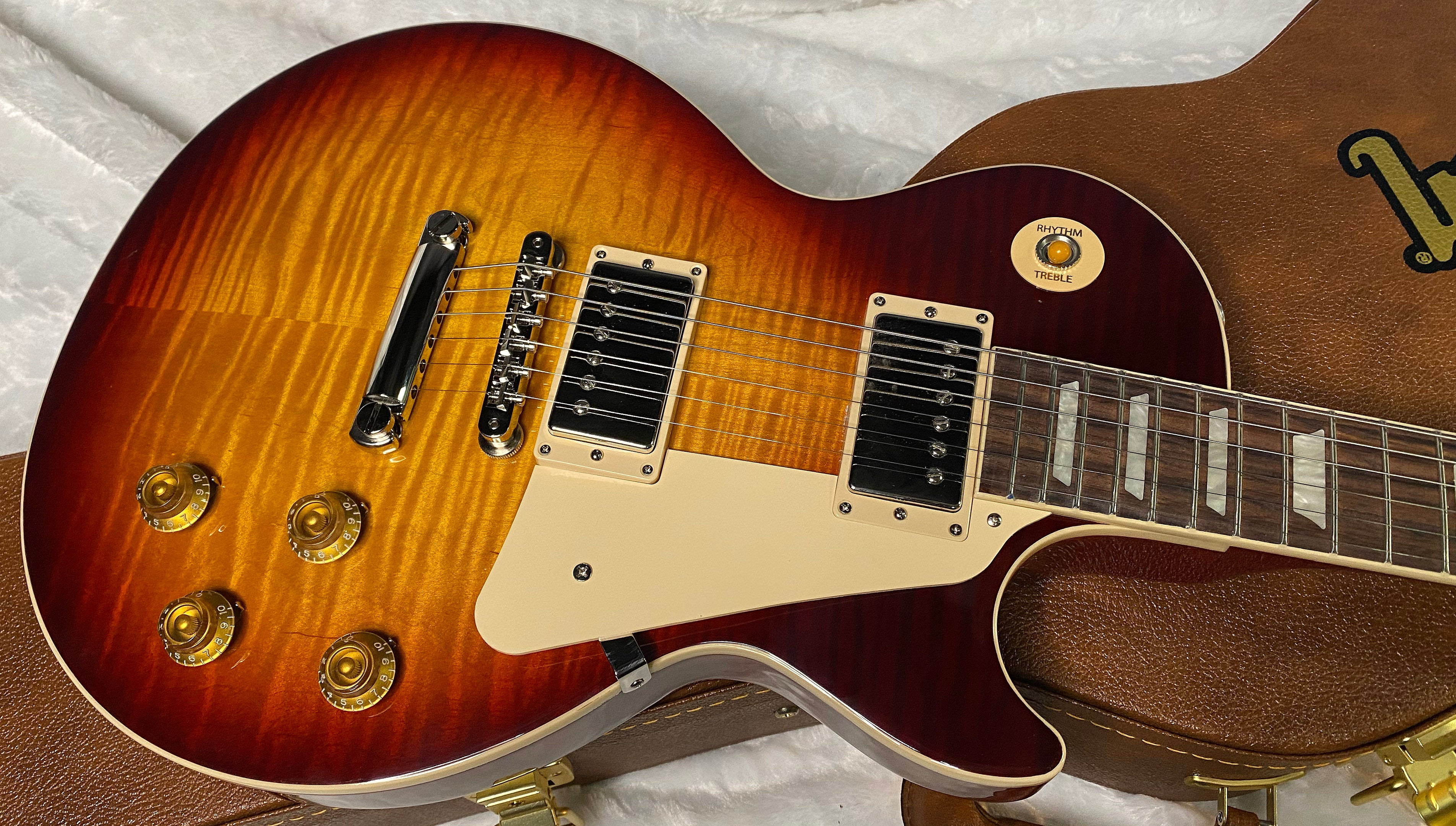 NEW ! Gibson Les Paul Standard '50s - Bourbon Burst - Custom Shop Flame Top - Limited Edition - Authorized Dealer - 9.2 lbs - G06313