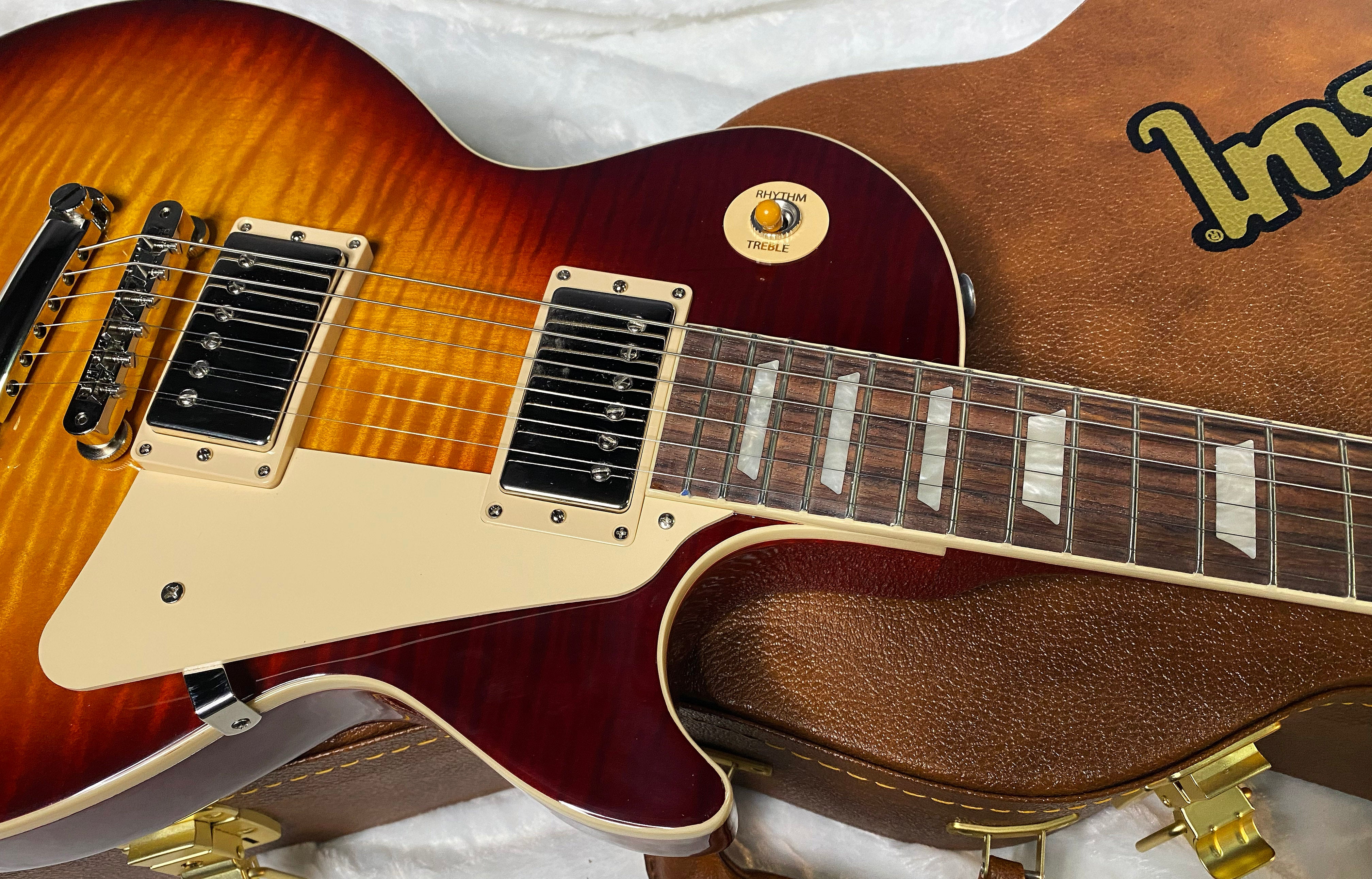 NEW ! Gibson Les Paul Standard '50s - Bourbon Burst - Custom Shop Flame Top - Limited Edition - Authorized Dealer - 9.2 lbs - G06313