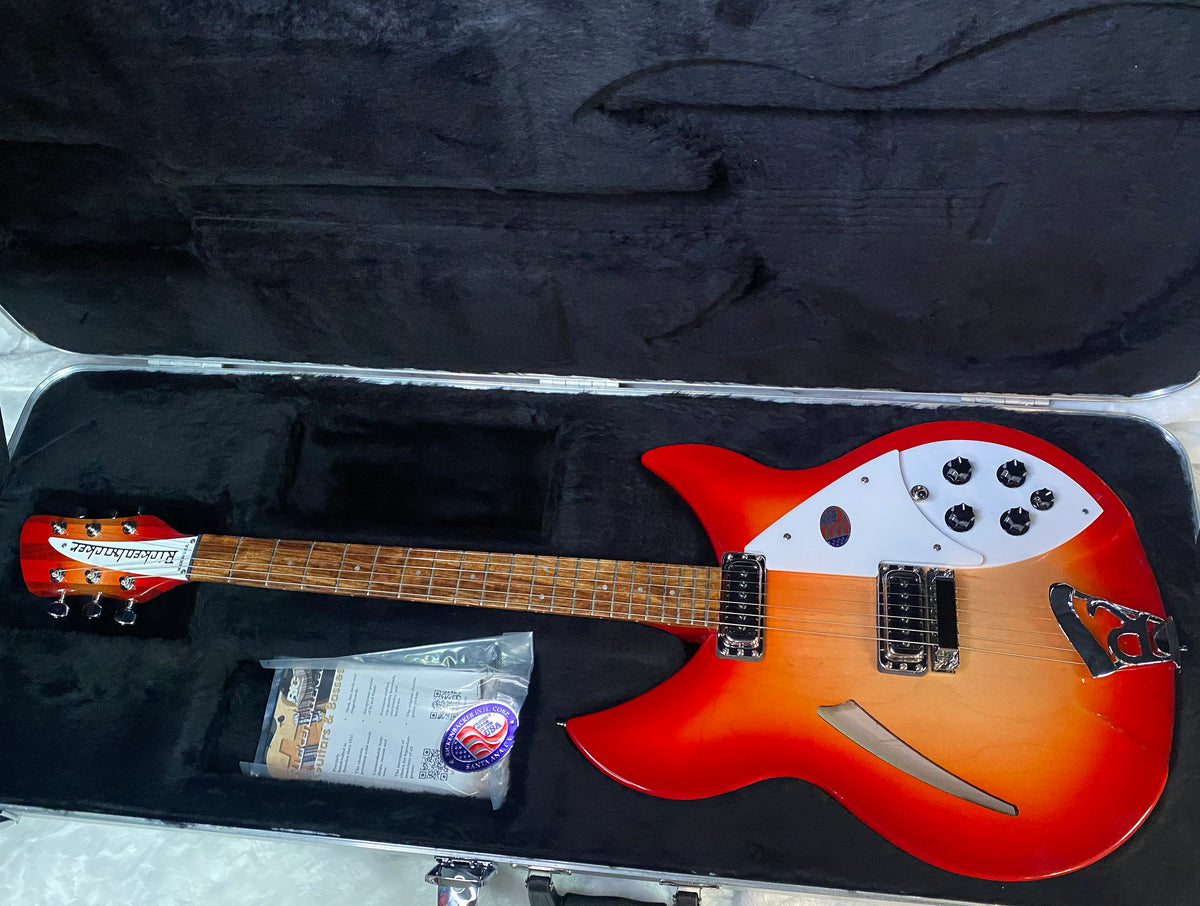 NEW! Rickenbacker 330 Fire Glo FG Fireglo - Semi Hollow Electric Guitar - Authorized Dealer - 7.5 lbs - G07729
