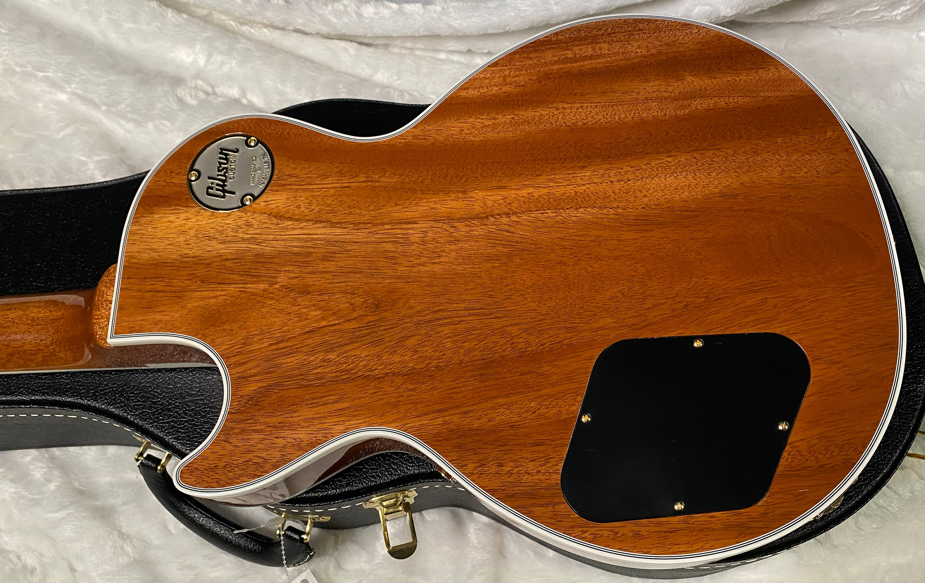 NEW! Gibson Dealer Select Custom Shop Les Paul Custom AAA Quilt Top - Aqua Blue - Authorized Dealer - WOW! 8 lbs - G06348