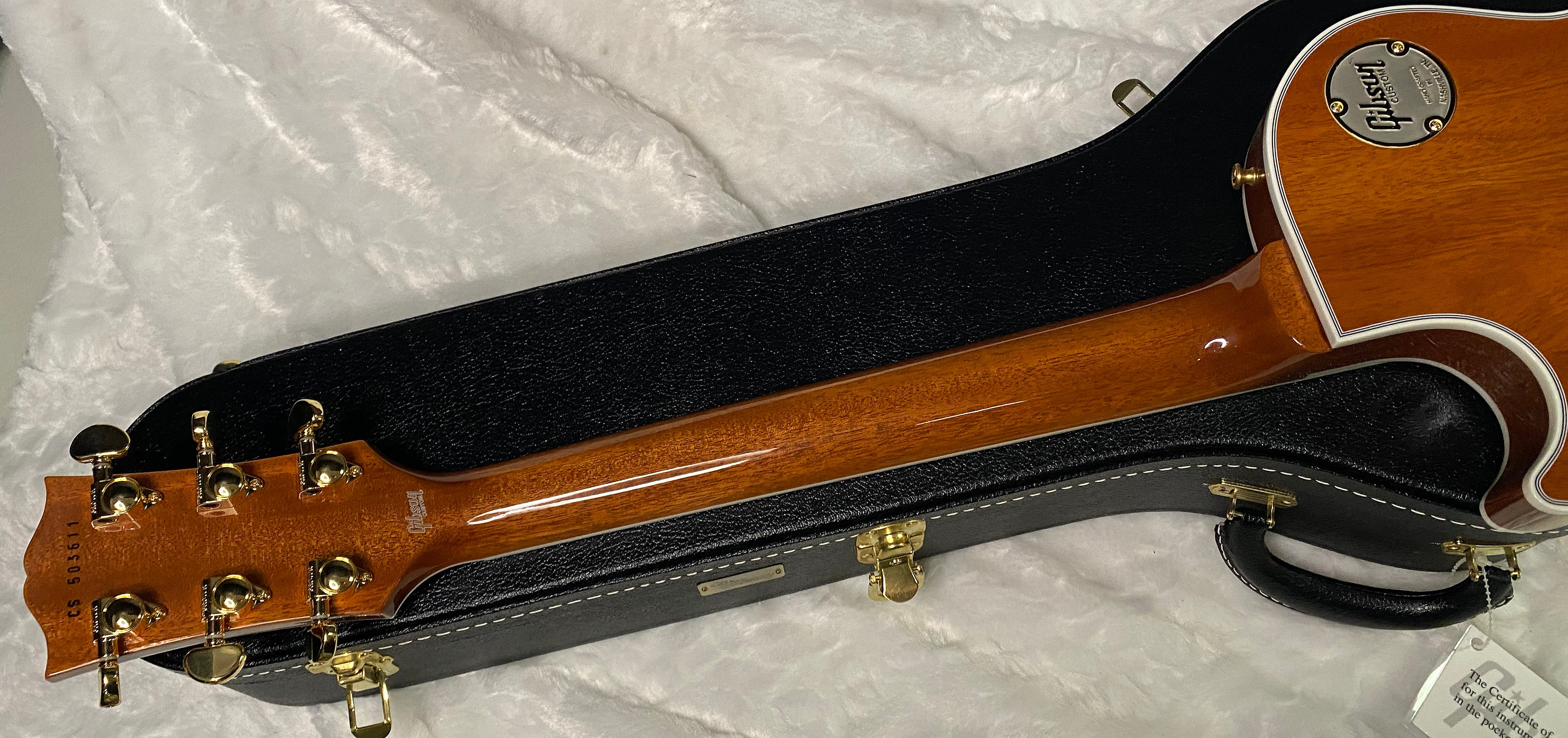 NEW! Gibson Dealer Select Custom Shop Les Paul Custom AAA Quilt Top - Aqua Blue - Authorized Dealer - WOW! 8 lbs - G06348