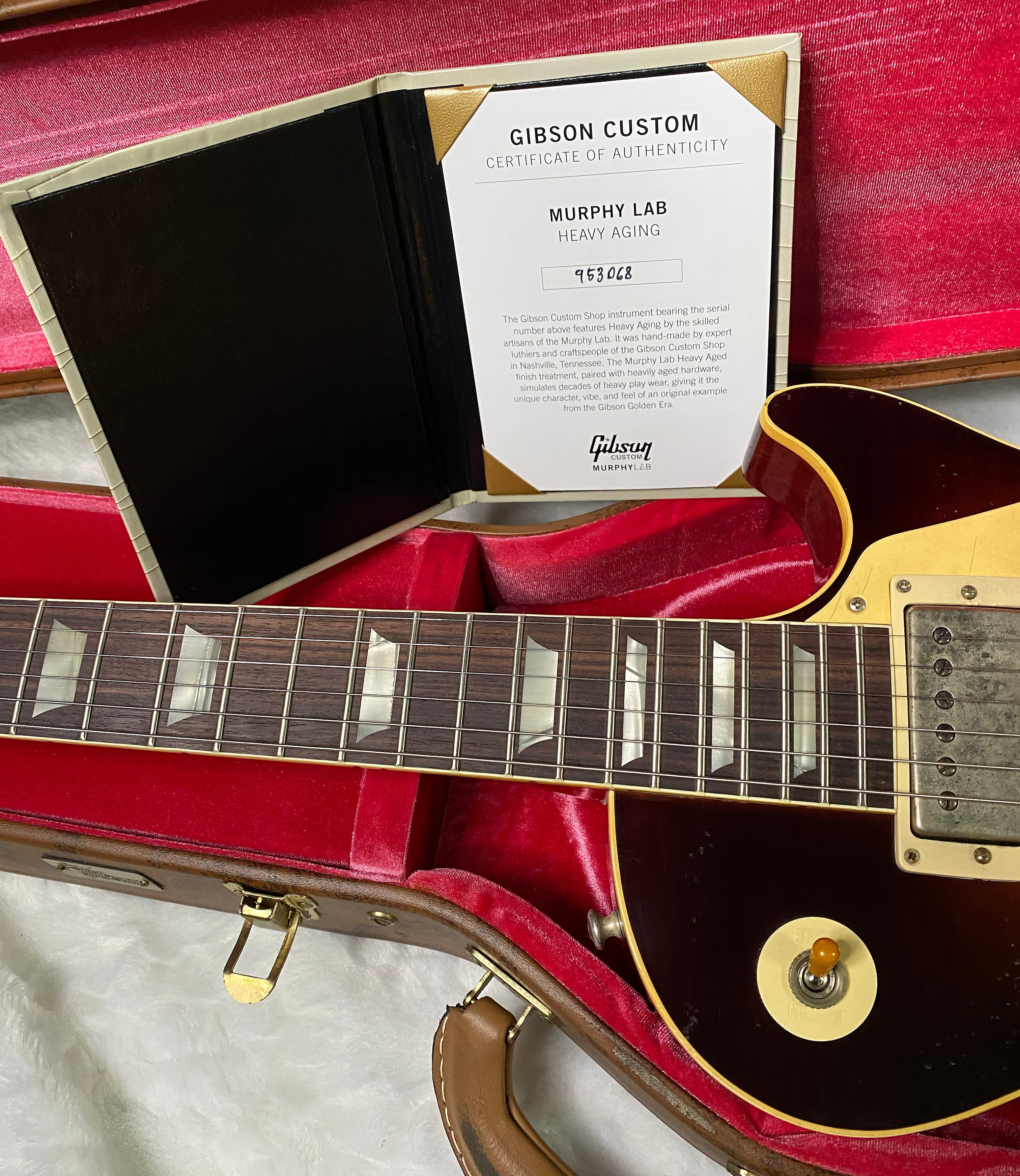 NEW! Gibson Custom 1959 Les Paul Standard Resissue Electric Guitar - Beauty of the Burst #58, Heavy Aged - Authorized Dealer - 8.55lbs - G06329