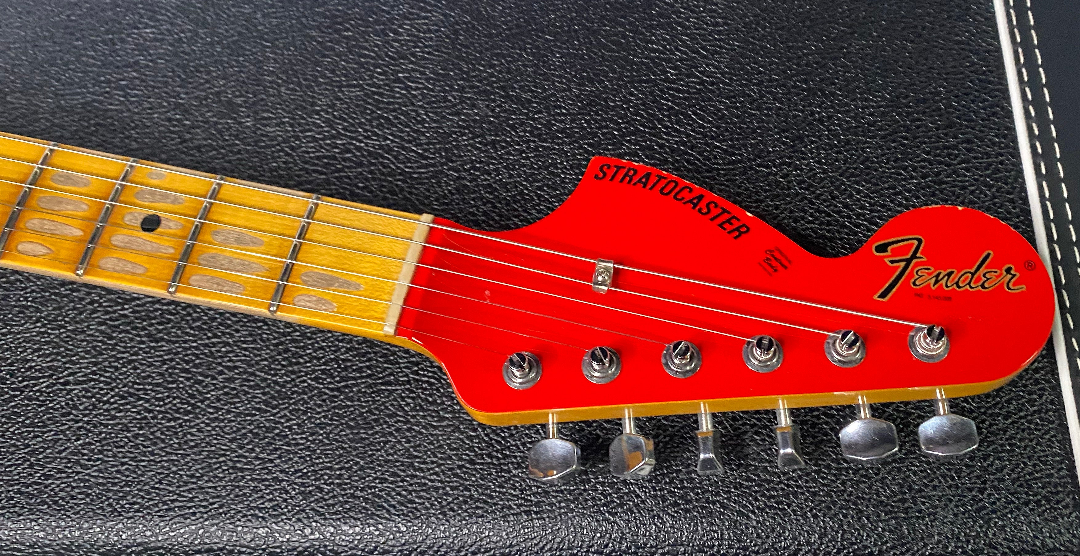 NEW! Fender Custom Shop Special Run '69 Stratocaster Heavy Relic - Handwound P/U's - Aged Ferrari Red - Reverse Headstock - 7.9lbs - Authorized Dealer - One OFF! SUPER RARE! G07043