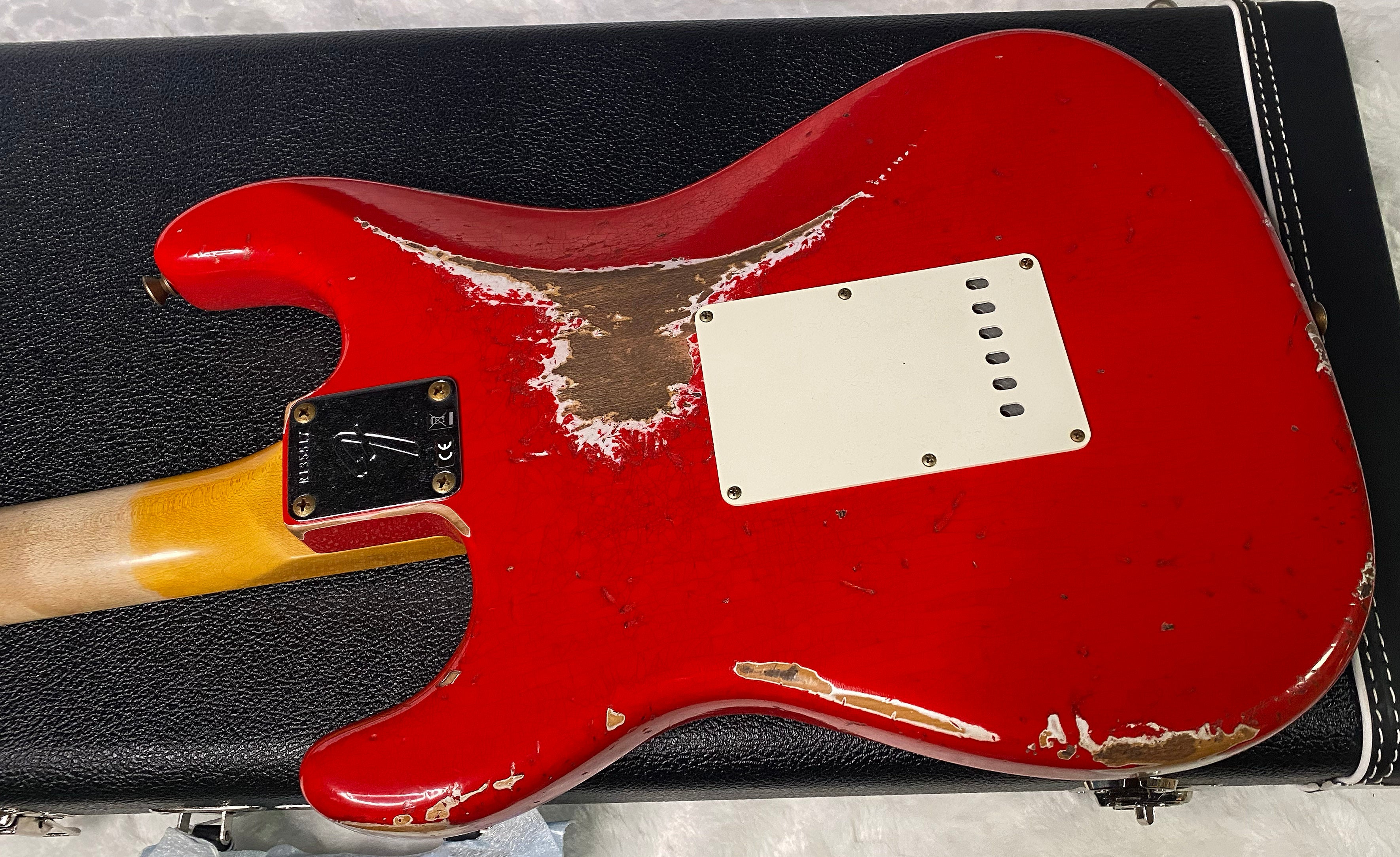 NEW! Fender Custom Shop Special Run '69 Stratocaster Heavy Relic - Handwound P/U's - Aged Ferrari Red - Reverse Headstock - 7.9lbs - Authorized Dealer - One OFF! SUPER RARE! G07043