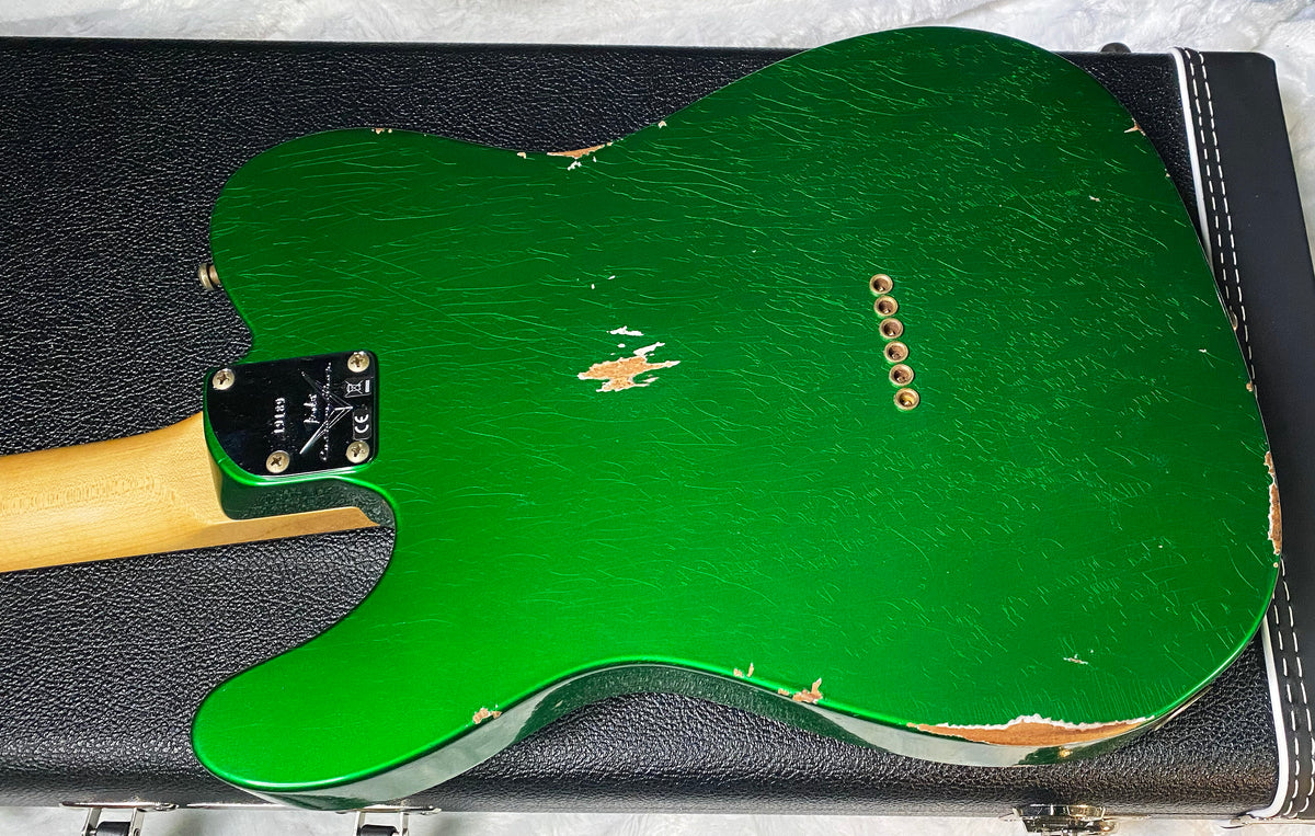 NEW! Fender Custom Shop SR25 Telecaster Pro Relic - Candy Apple Green - Handwound Twisted Tele Pick-Ups - Authorized Dealer - 7.5lbs - G07749