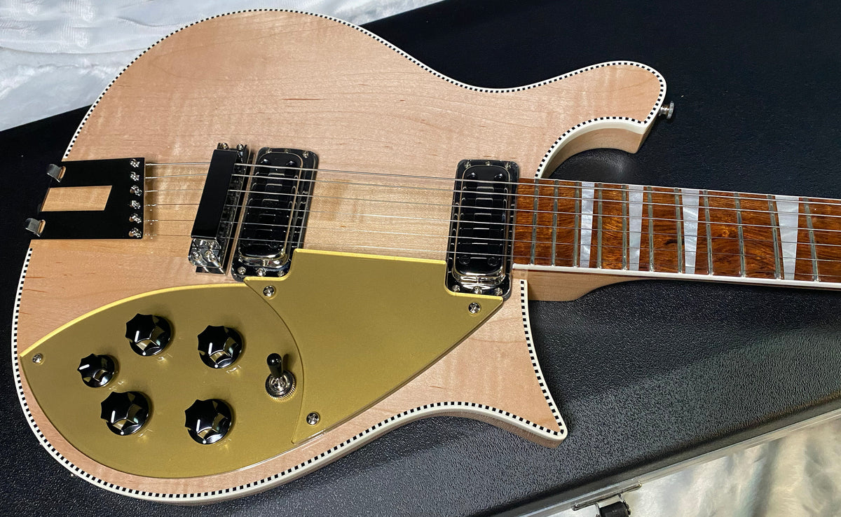 NEW ! Rickenbacker 660 Electric Guitar - Maple Glo - 7.2 lbs - Authorized Dealer - In-Stock! G07752