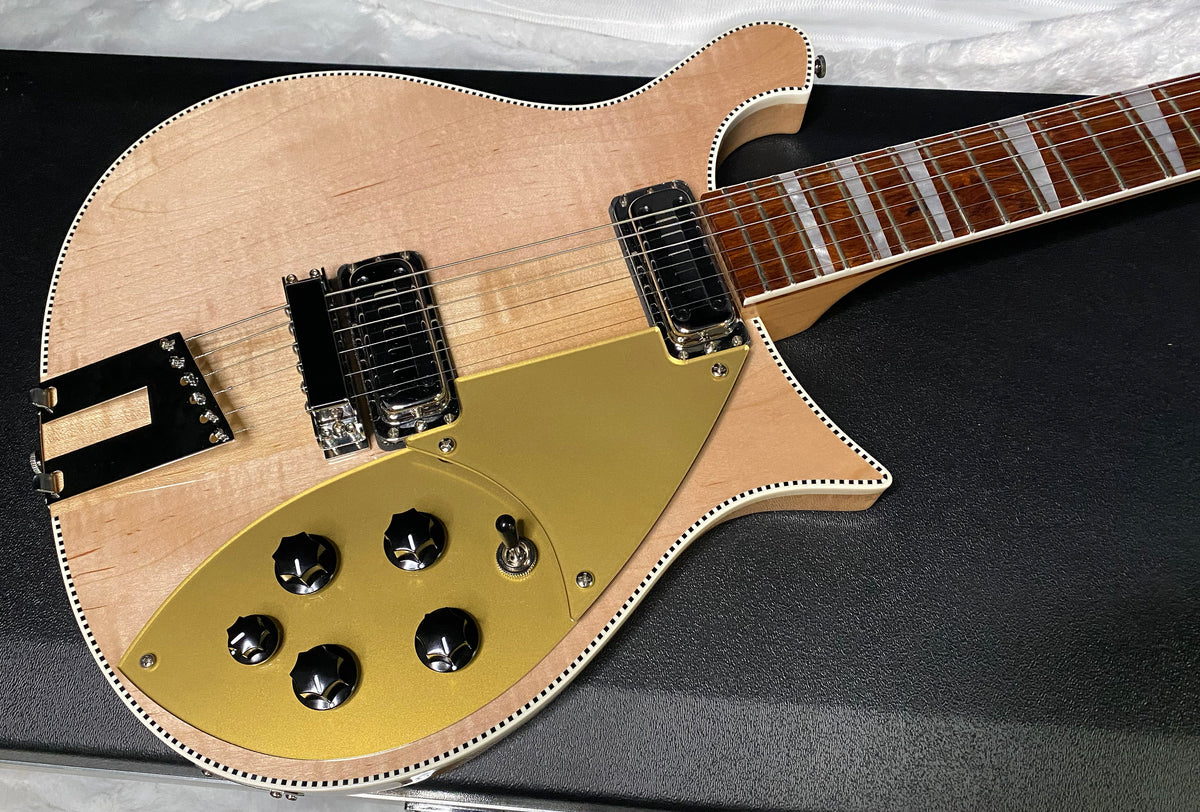 NEW ! Rickenbacker 660 Electric Guitar - Maple Glo - 7.2 lbs - Authorized Dealer - In-Stock! G07752