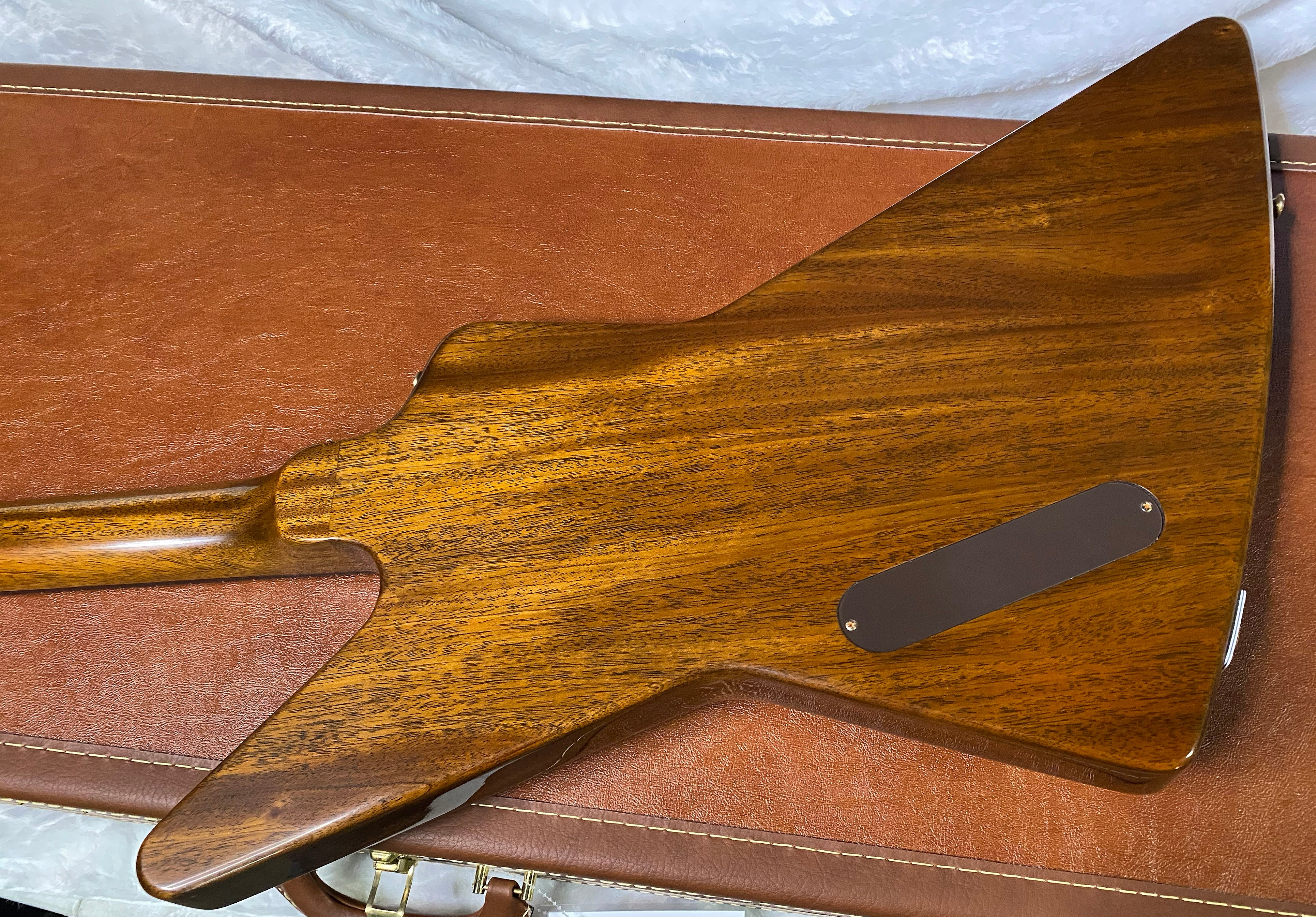 NEW! Gibson Custom 1958 Mahogany Explorer Reissue Electric Guitar - Antique Natural, VOS - Authorized Dealer - Only 8.2lbs - G06325