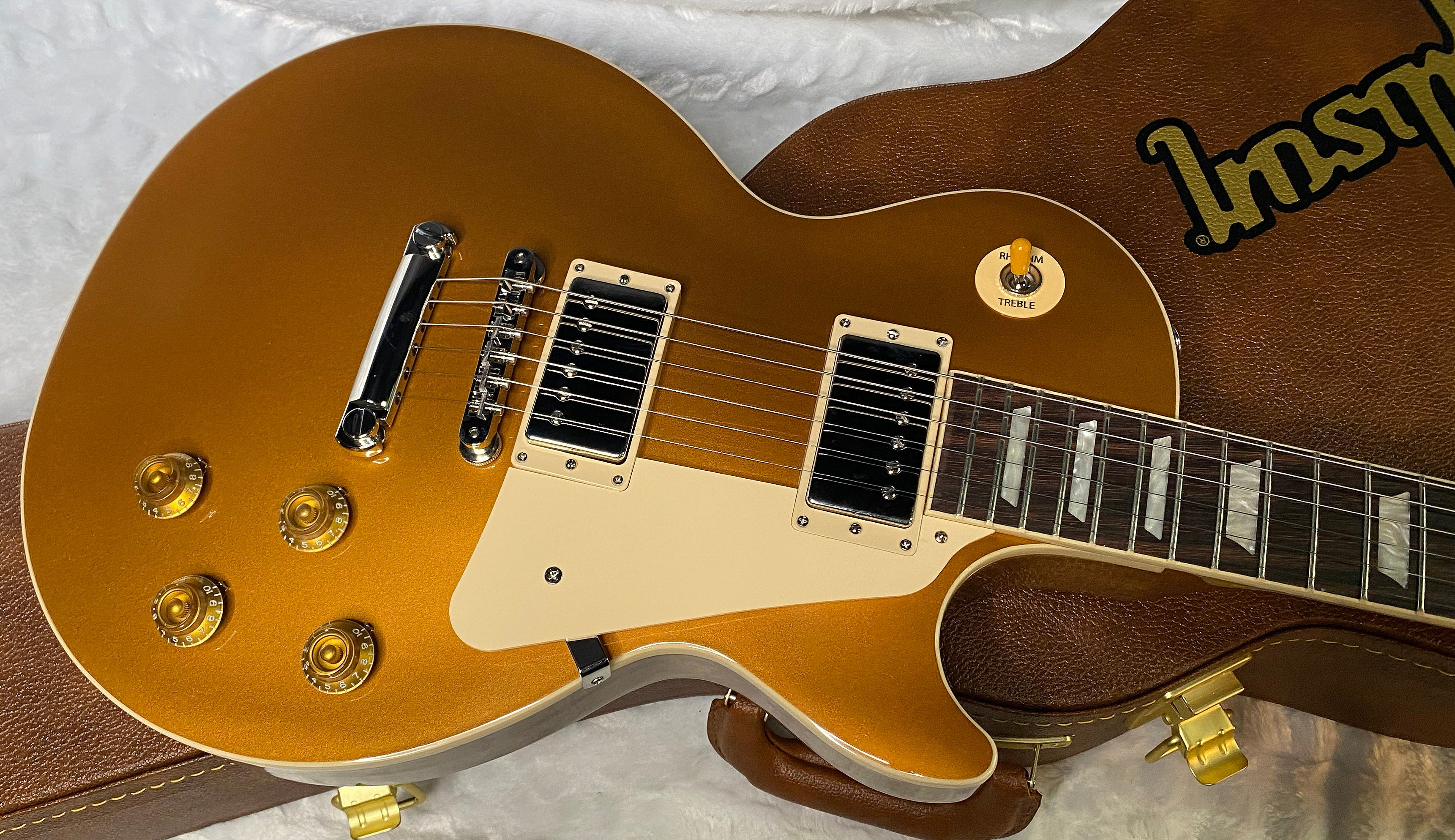 NEW ! Gibson Les Paul 50's Standard Gold Top - Authorized Dealer - Only 8.8 lbs - G07055