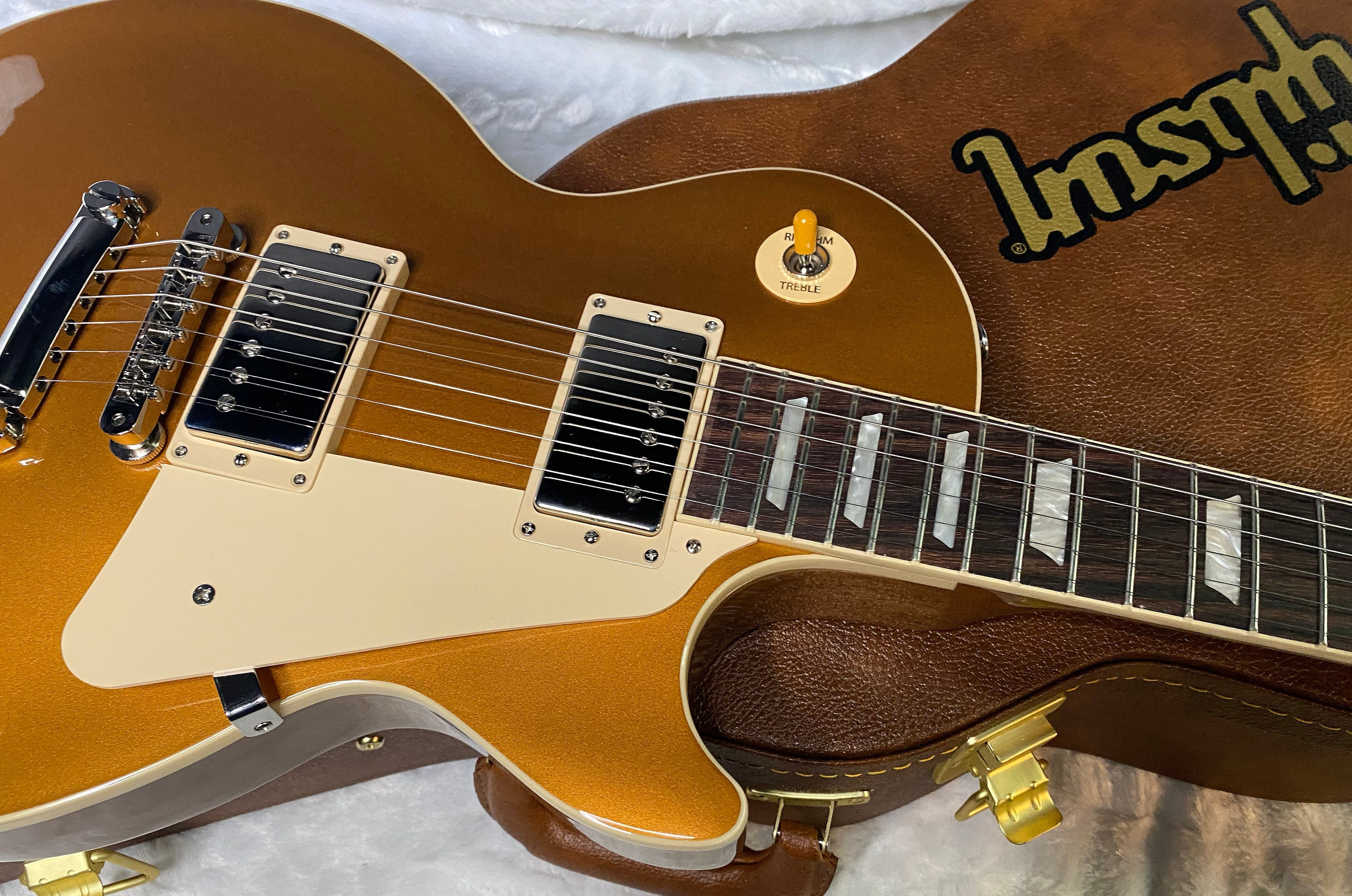 NEW ! Gibson Les Paul 50's Standard Gold Top - Authorized Dealer - Only 8.8 lbs - G07055